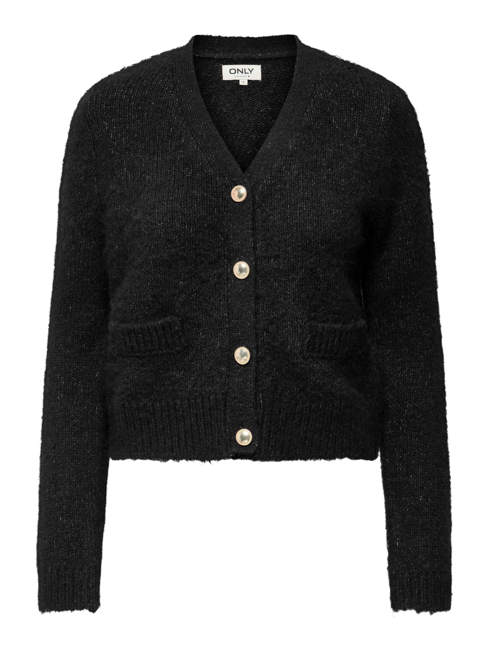 ONLY Pletena jopa 'ONLMAGGIE' črna