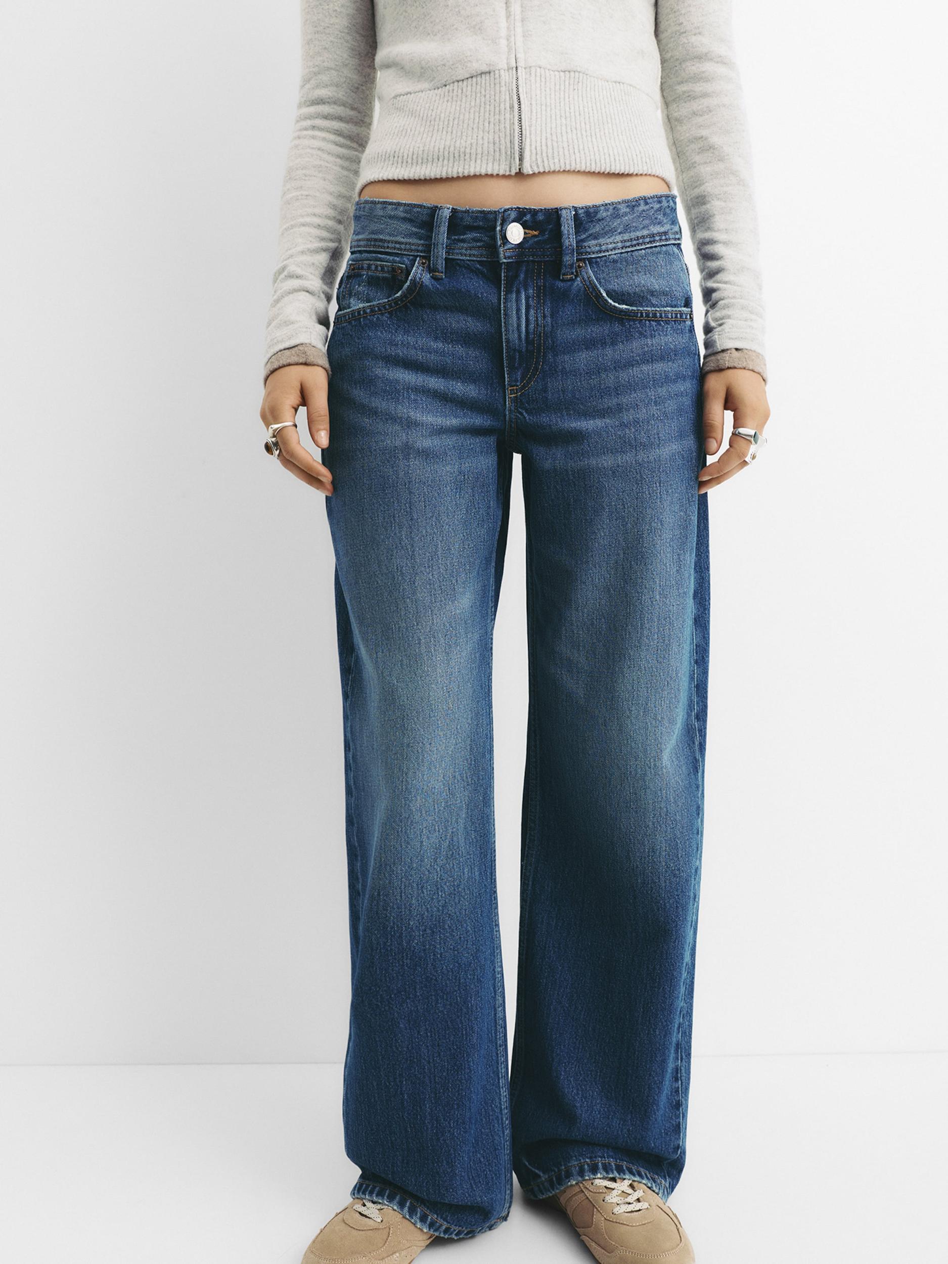 Pull&Bear Kavbojke temno modra