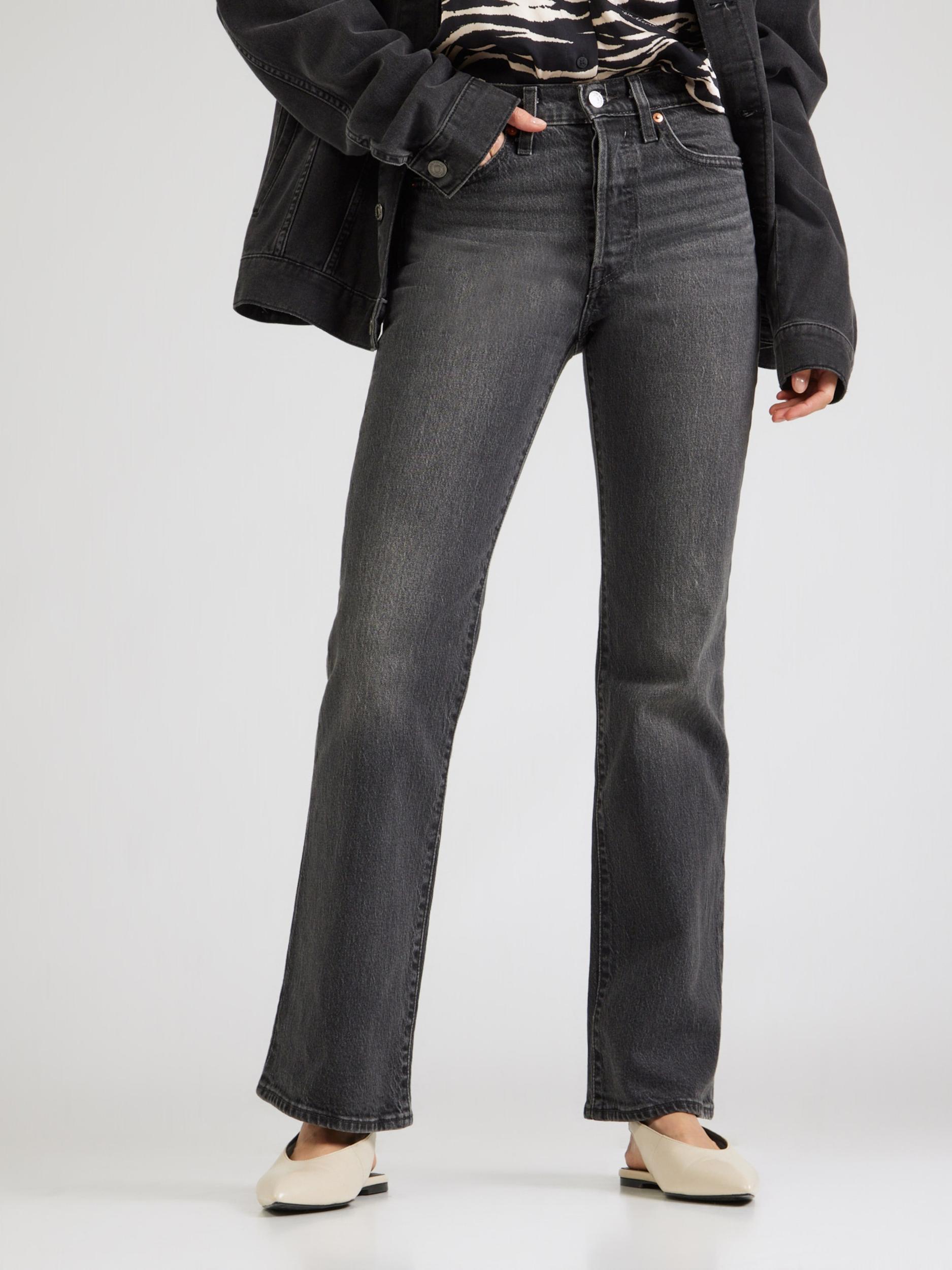 LEVI'S  Kavbojke 'Wedgie Bootcut Jeans' črn denim