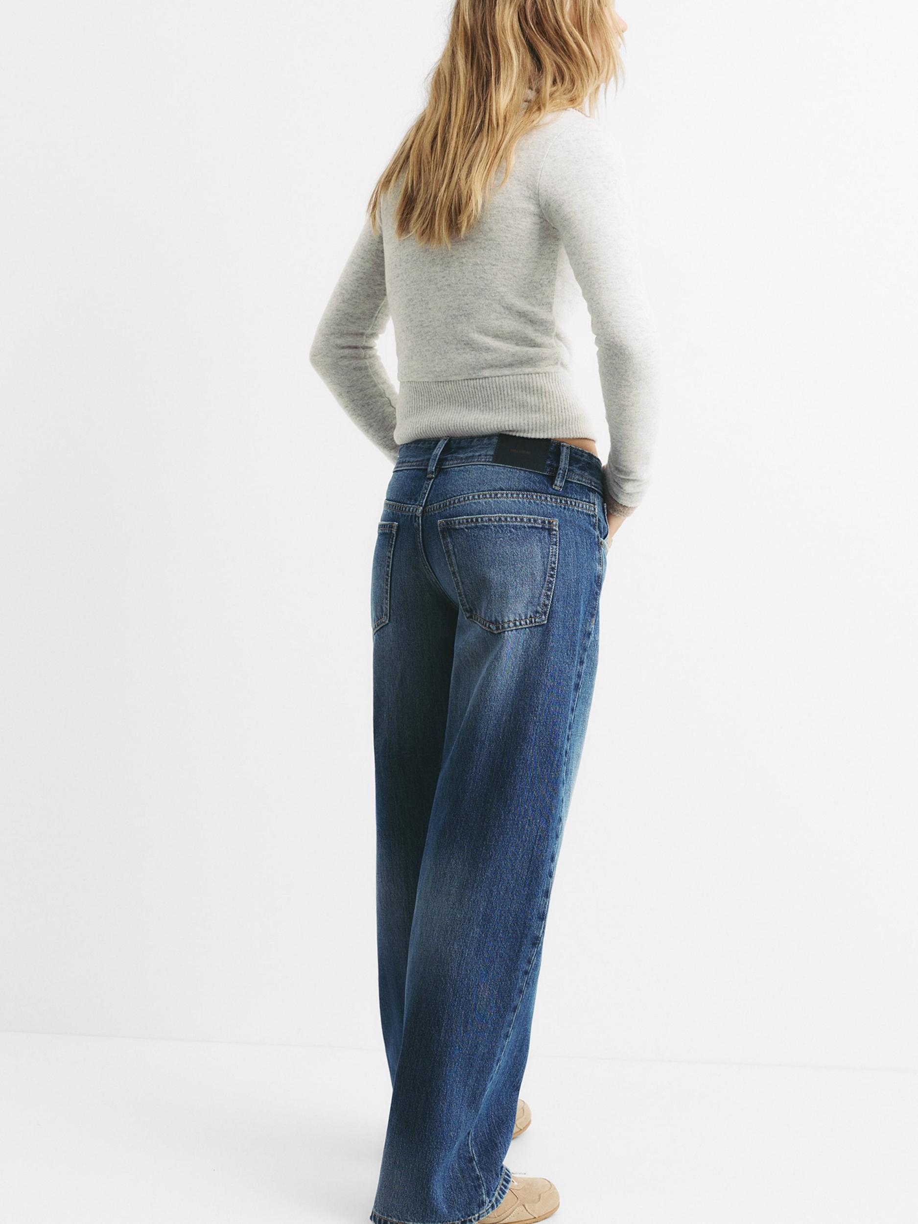 Pull&Bear Kavbojke temno modra