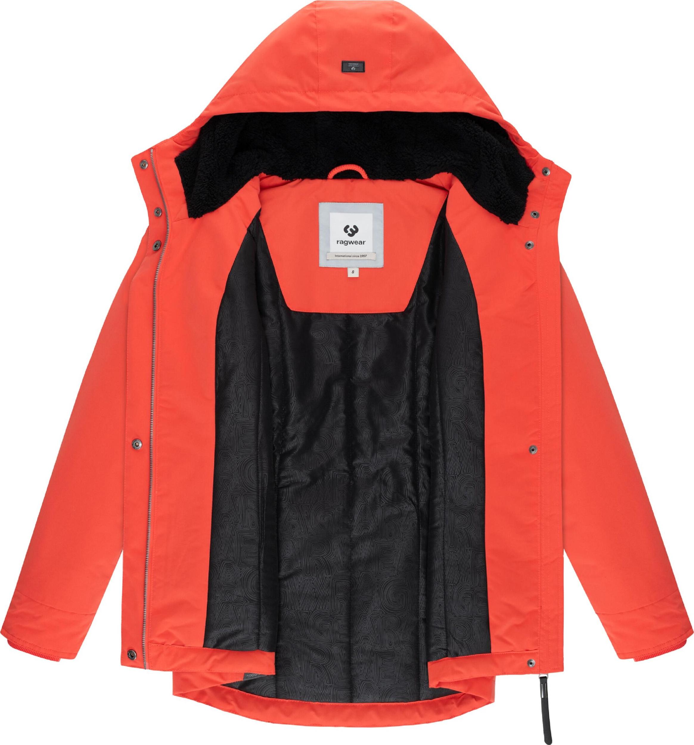 Ragwear Funkcionalna jakna 'Alvena' oranžno rdeča