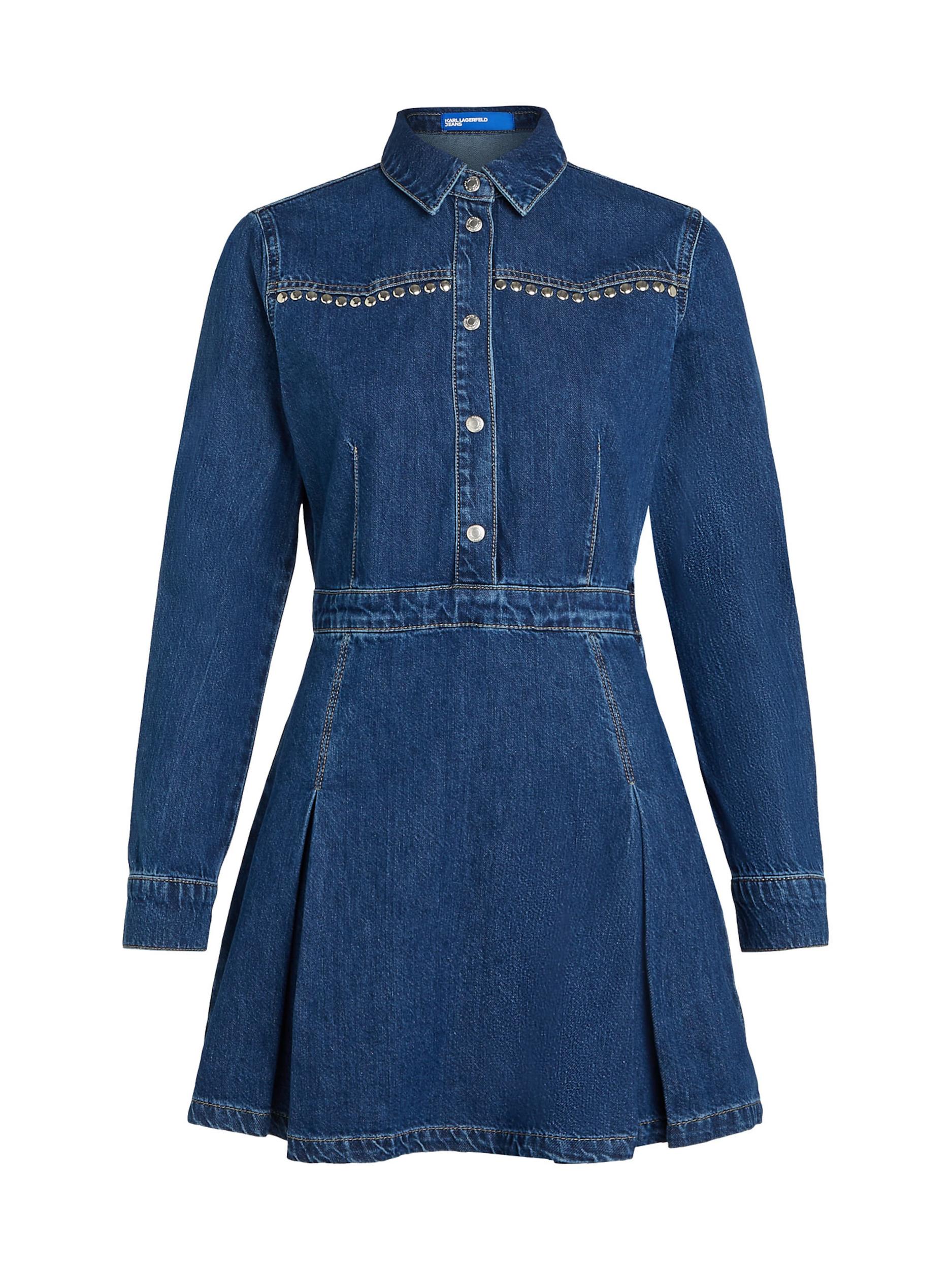 KARL LAGERFELD JEANS Obleka temno modra