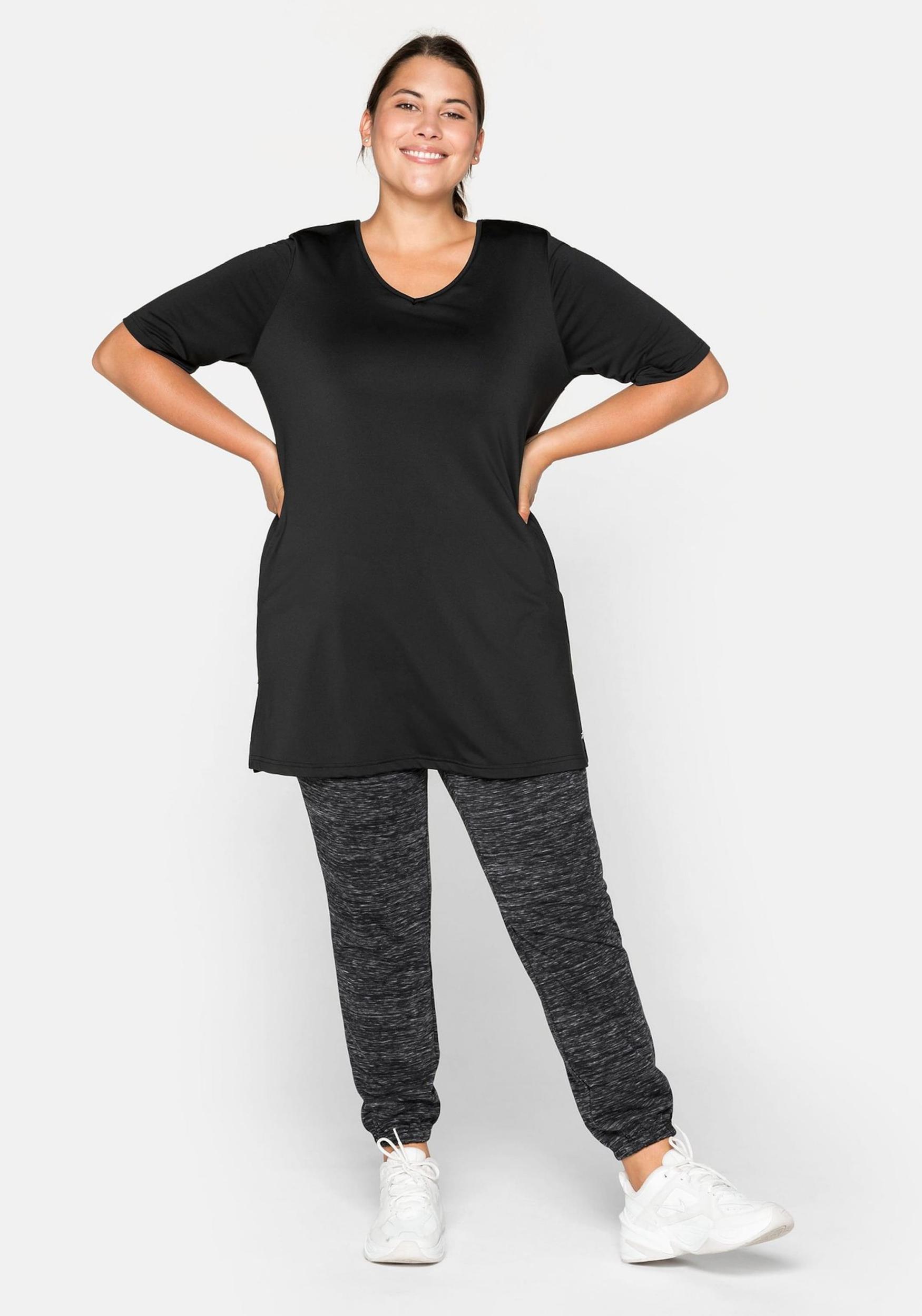 SHEEGO Funkcionalna majica črna