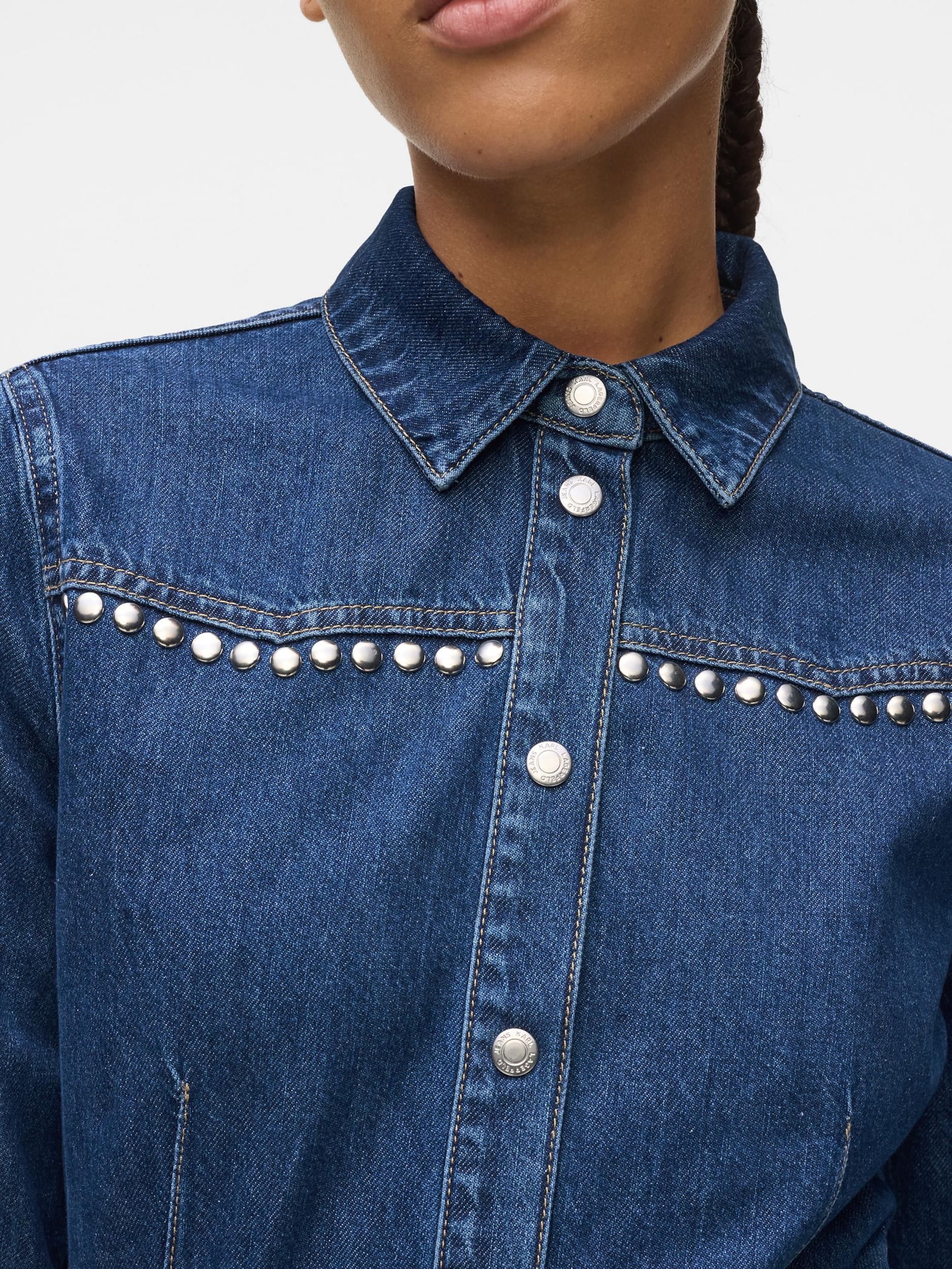 KARL LAGERFELD JEANS Obleka temno modra