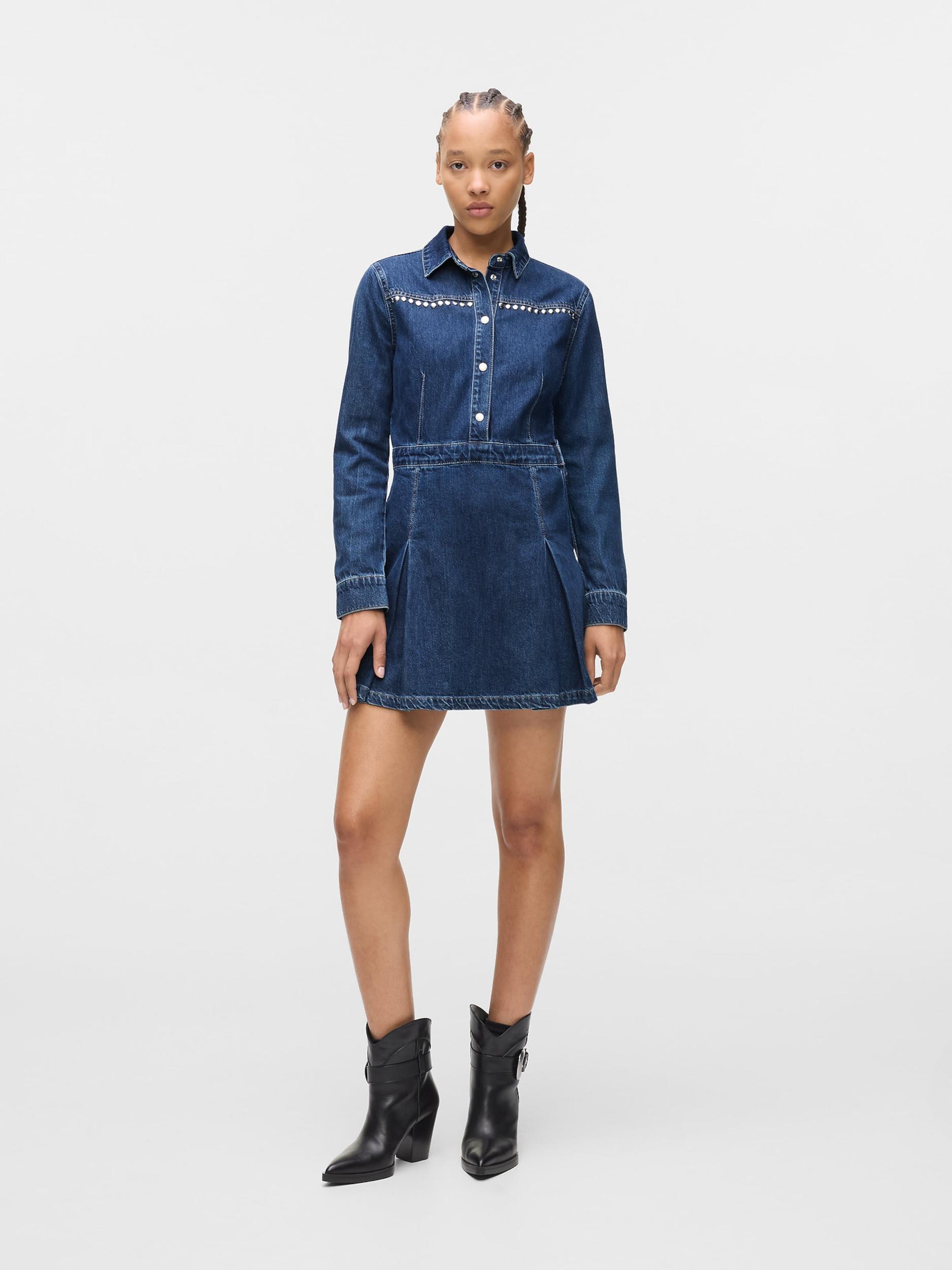 KARL LAGERFELD JEANS Obleka temno modra