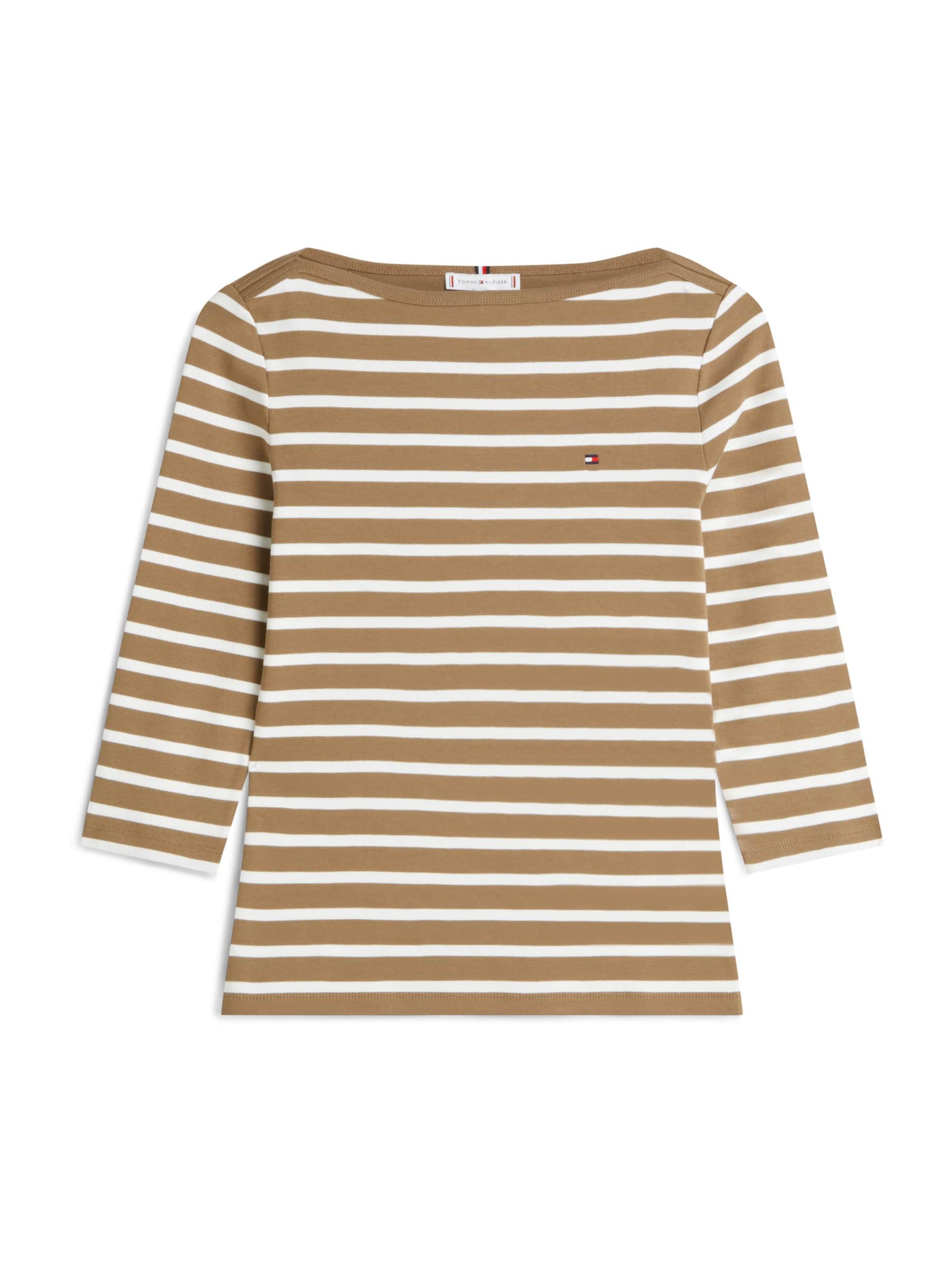 TOMMY HILFIGER Majica 'New Cody' umbra / bela