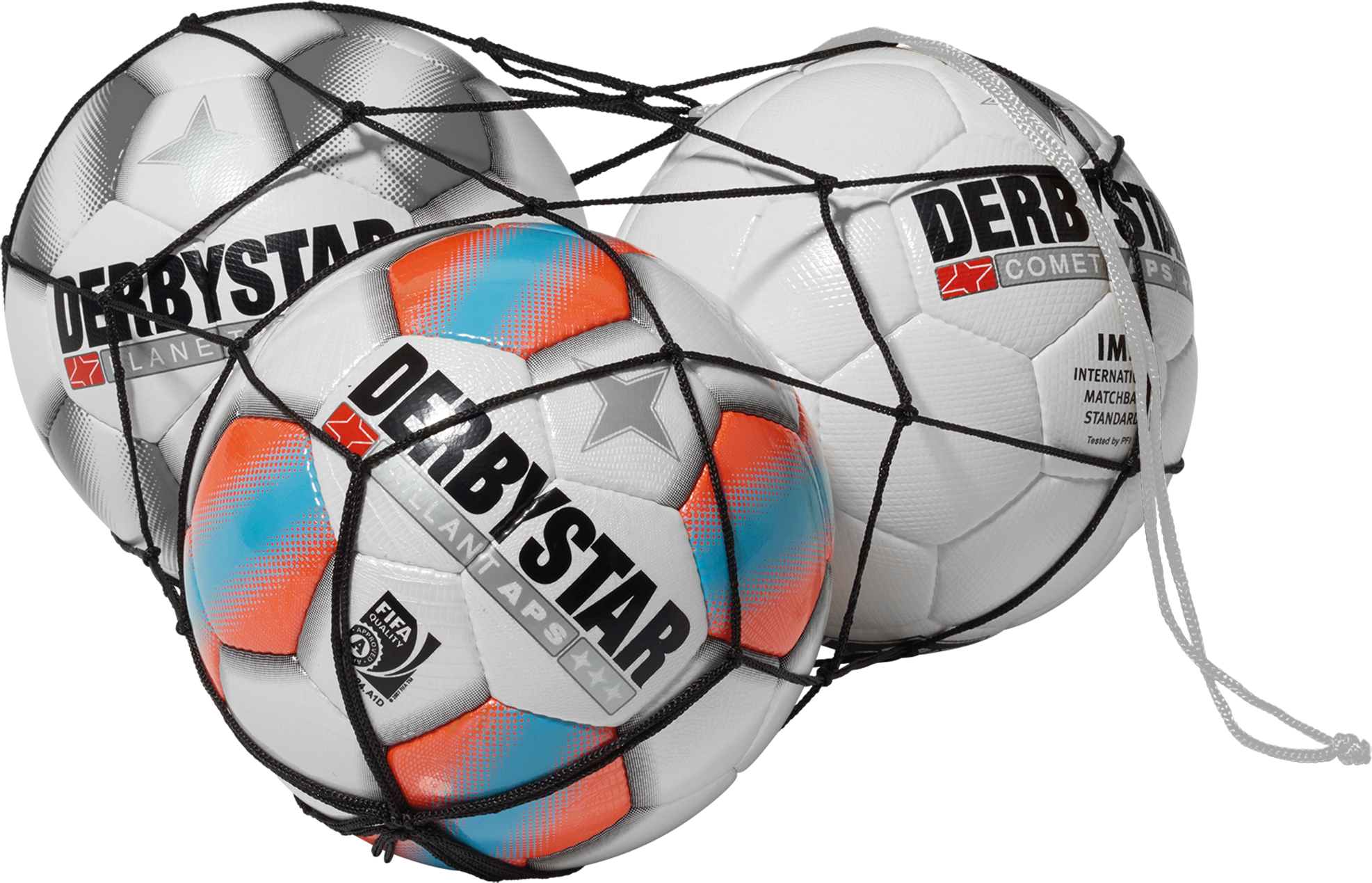 Žoga Derbystar ball net for 10 balls unisex