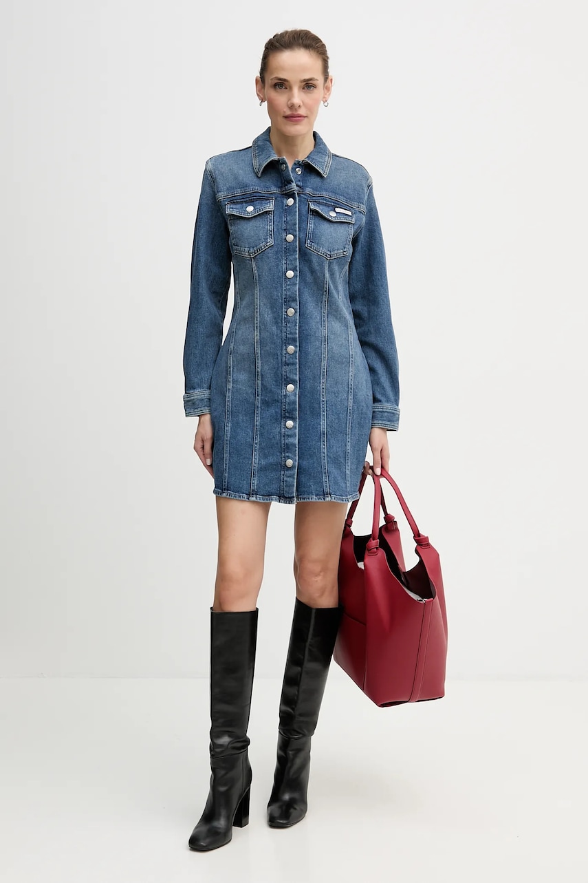 Jeans obleka Calvin Klein Jeans