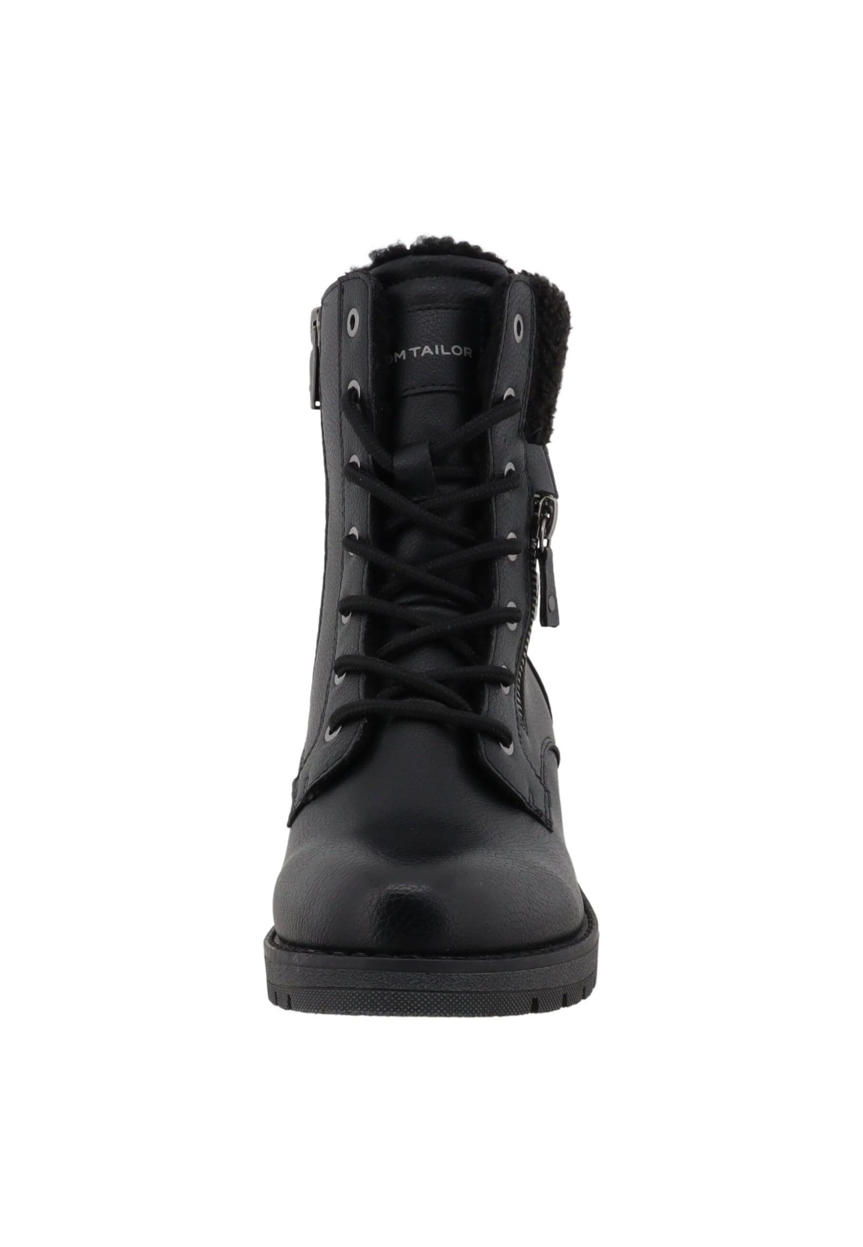 TOM TAILOR Škornji črna