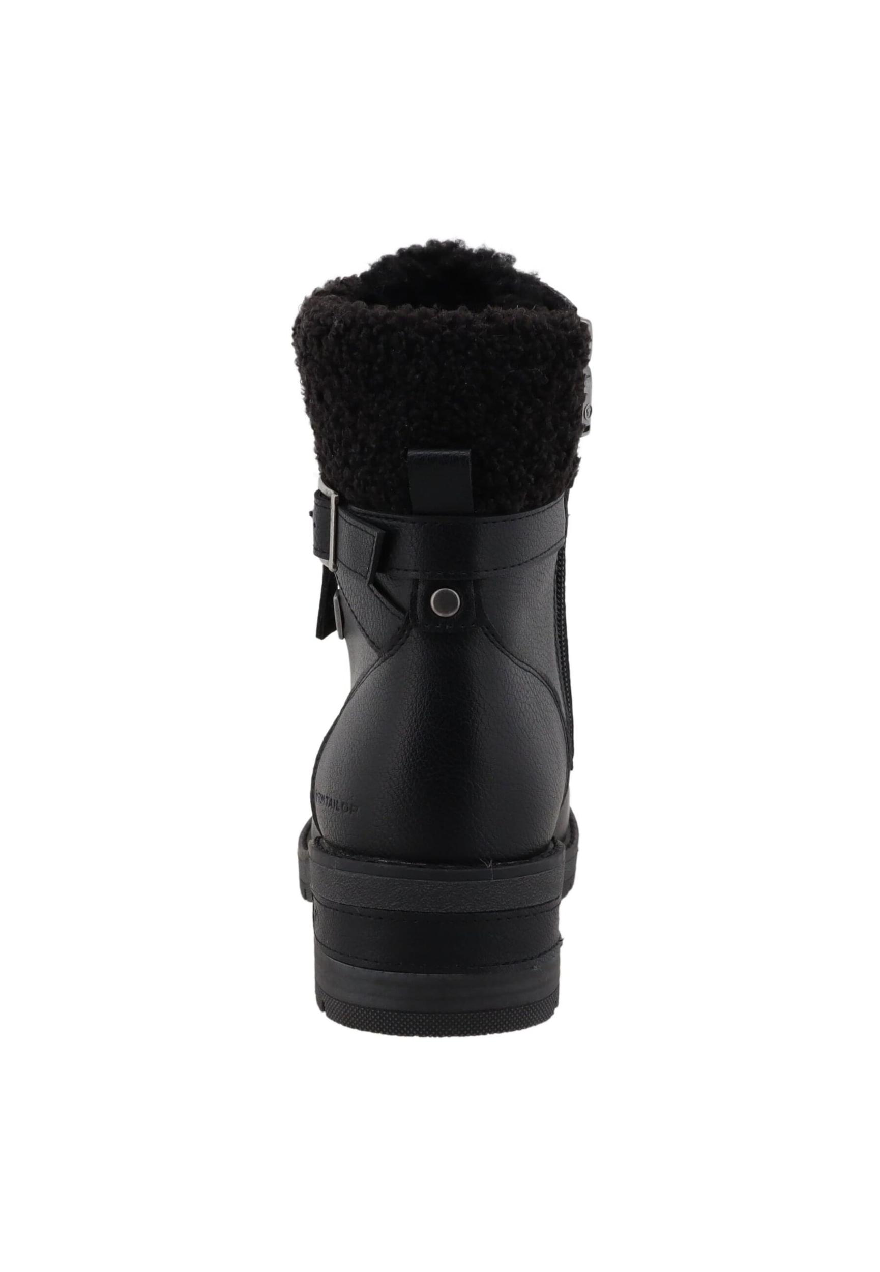 TOM TAILOR Škornji črna