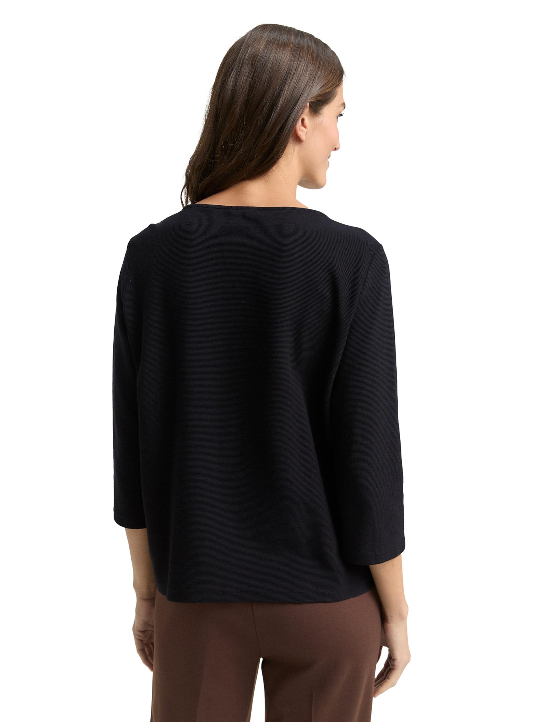 TOM TAILOR Majica črna