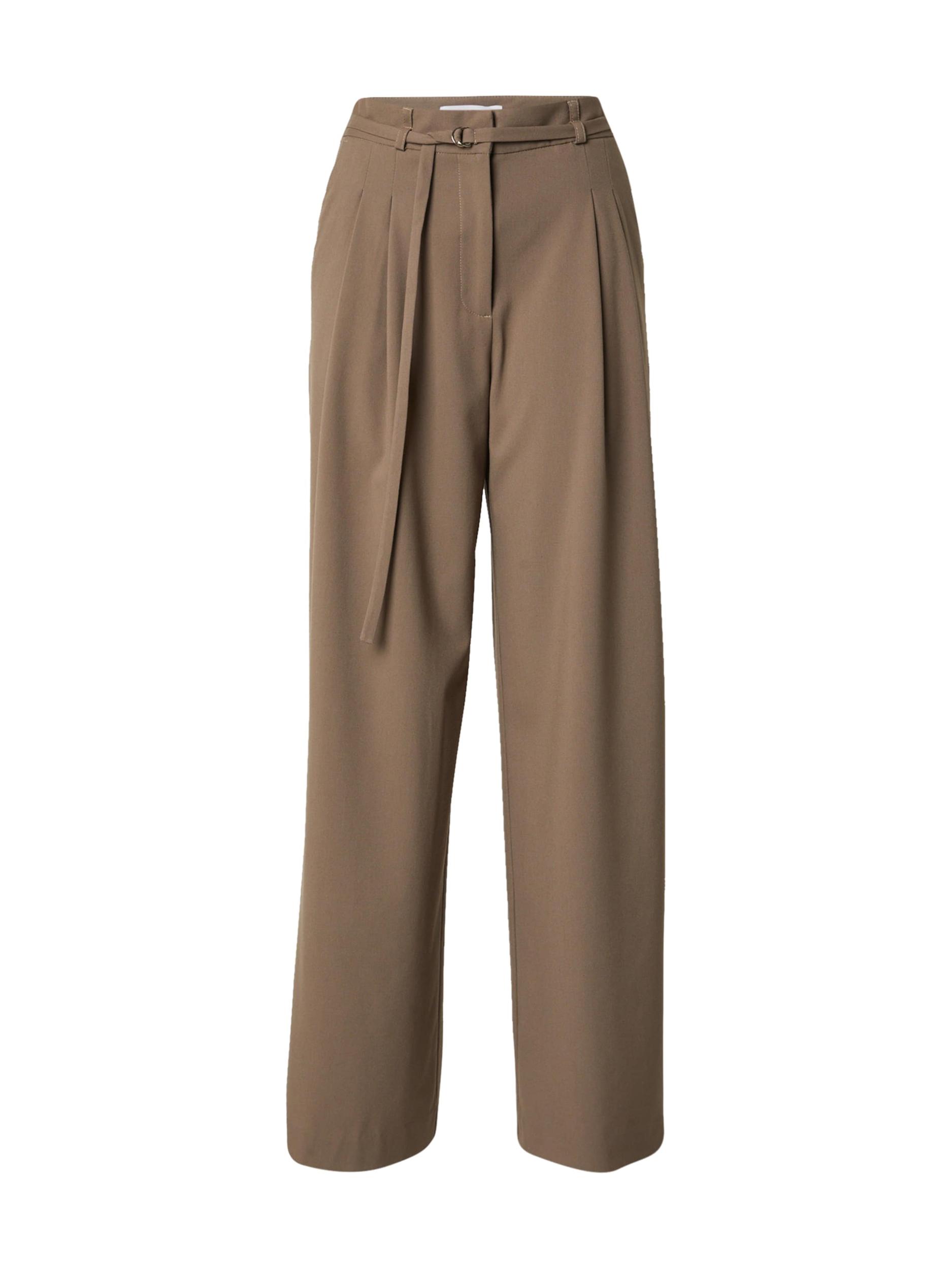 EDITED Hlače na rob 'Elna' rjava