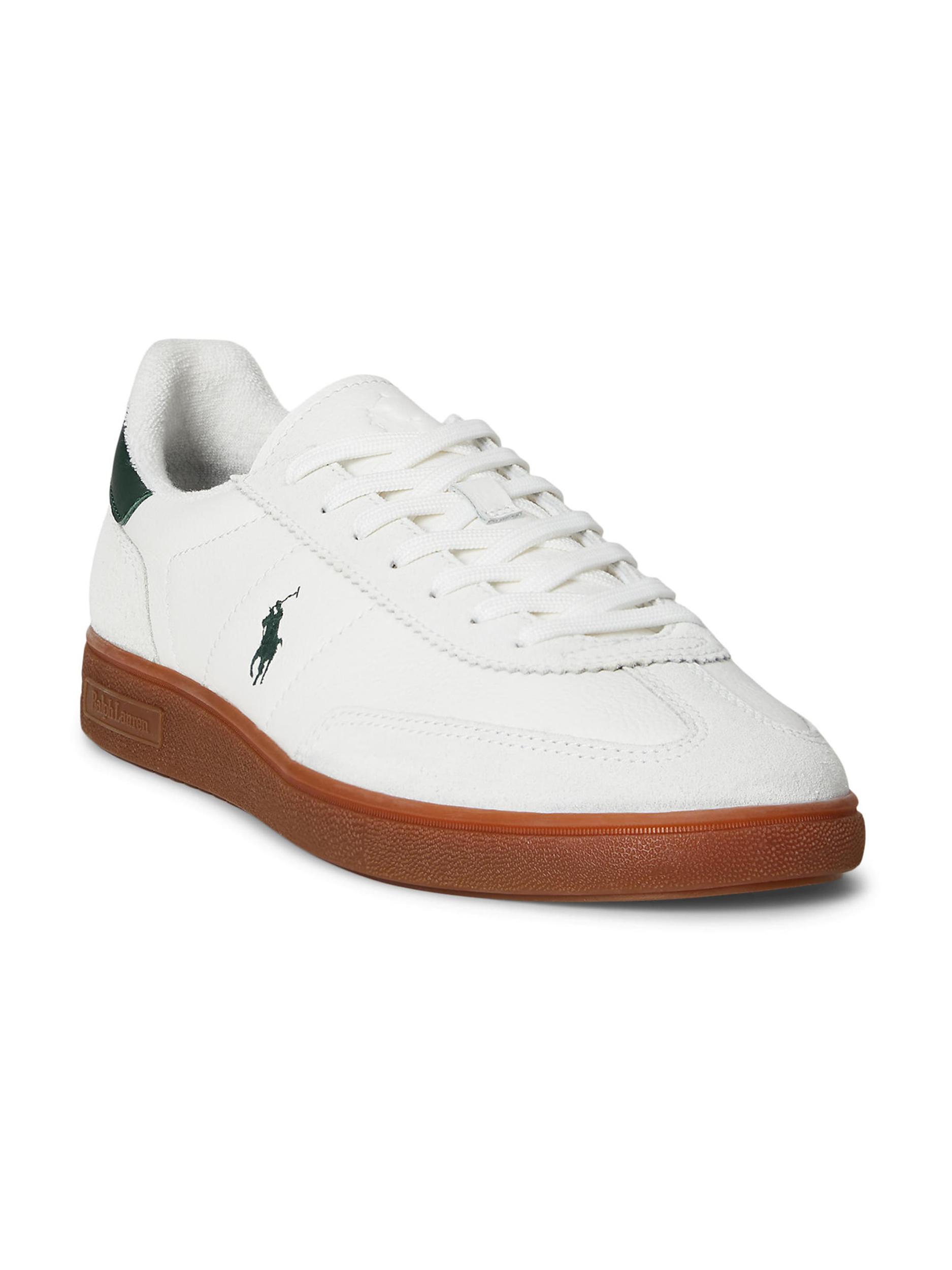 Polo Ralph Lauren Nizke superge 'BEDFORD' temno zelena / off-bela