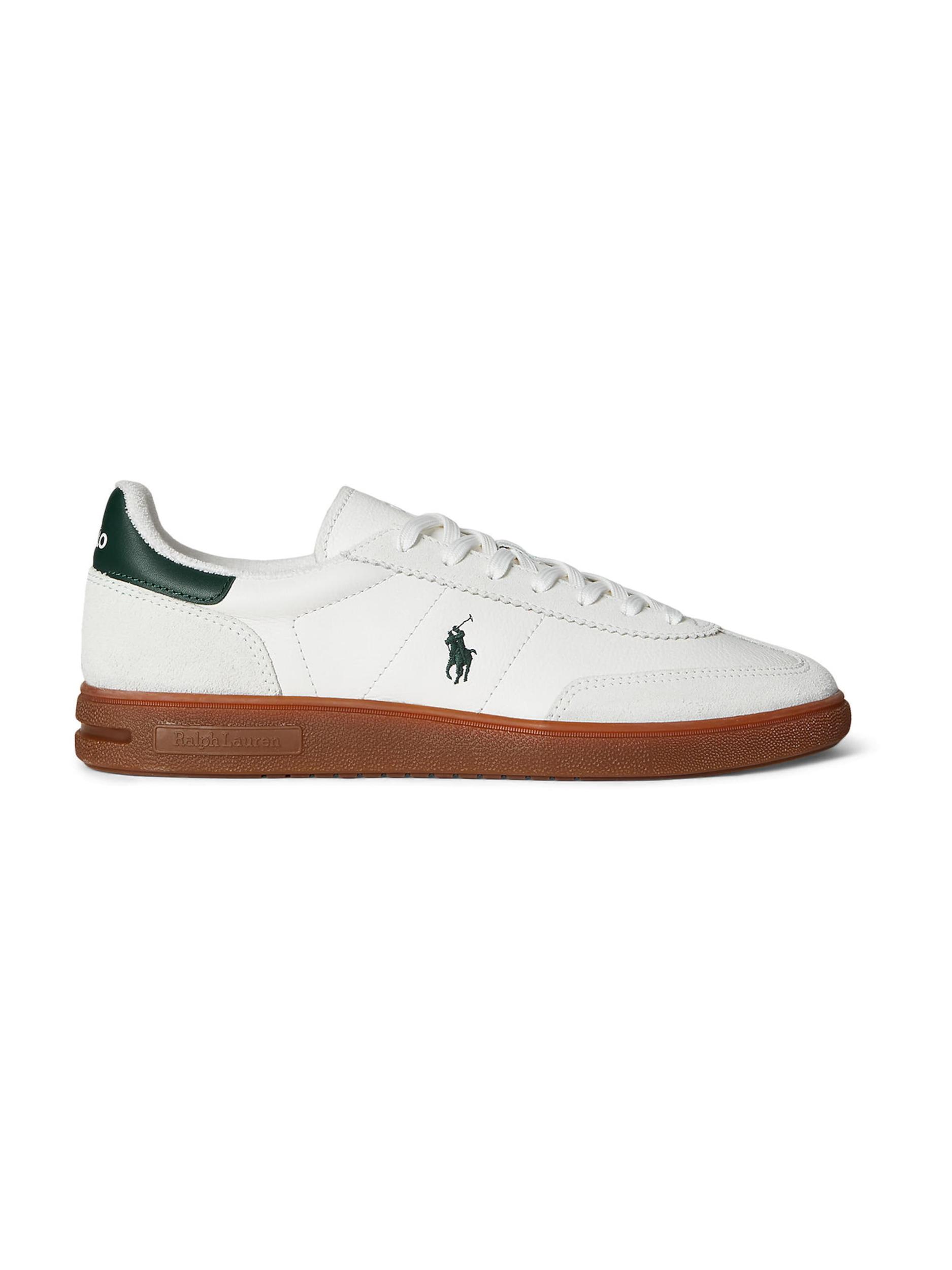 Polo Ralph Lauren Nizke superge 'BEDFORD' temno zelena / off-bela