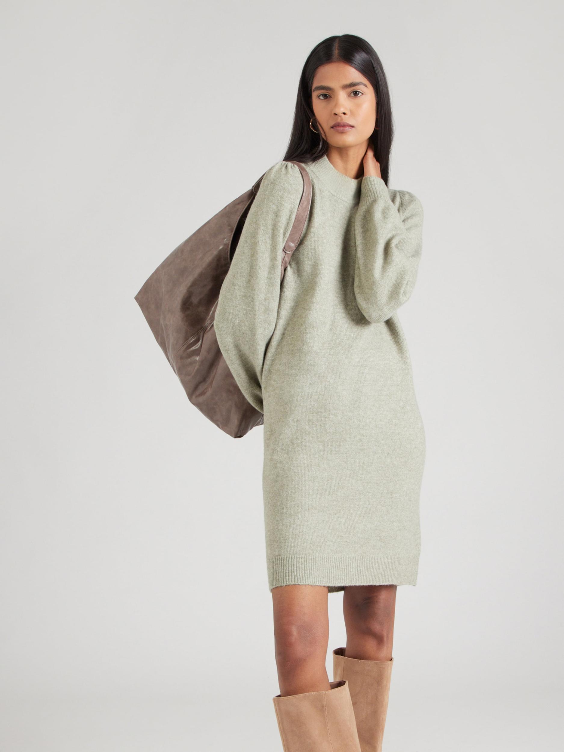 JDY Pletena obleka 'JDYRUE' oliva