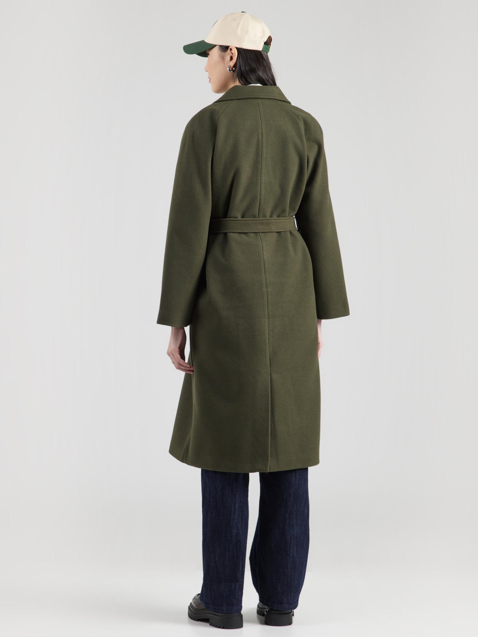 PIECES Prehoden plašč 'PCMARBEL' oliva