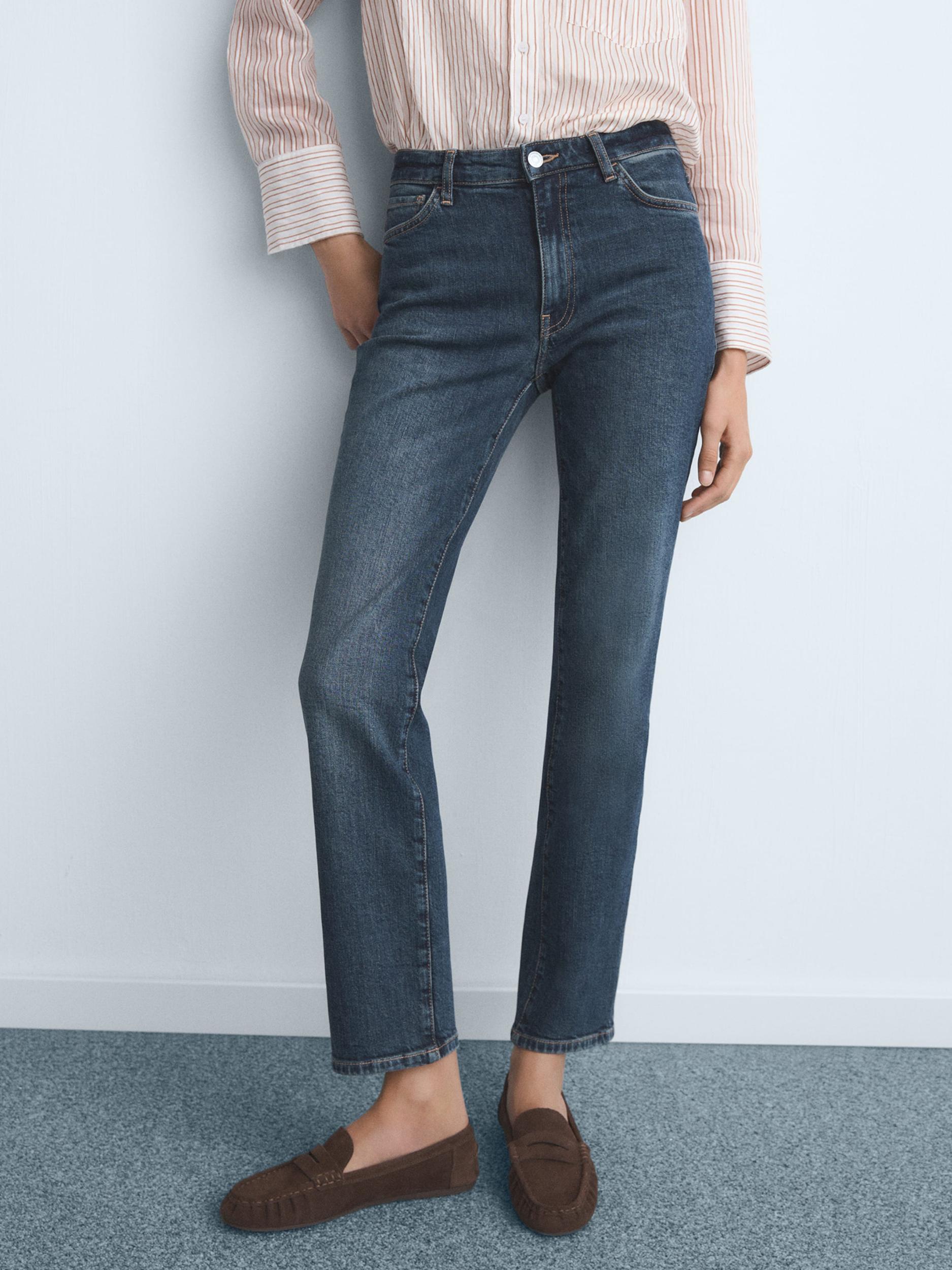 MANGO Kavbojke 'DELIA' moder denim