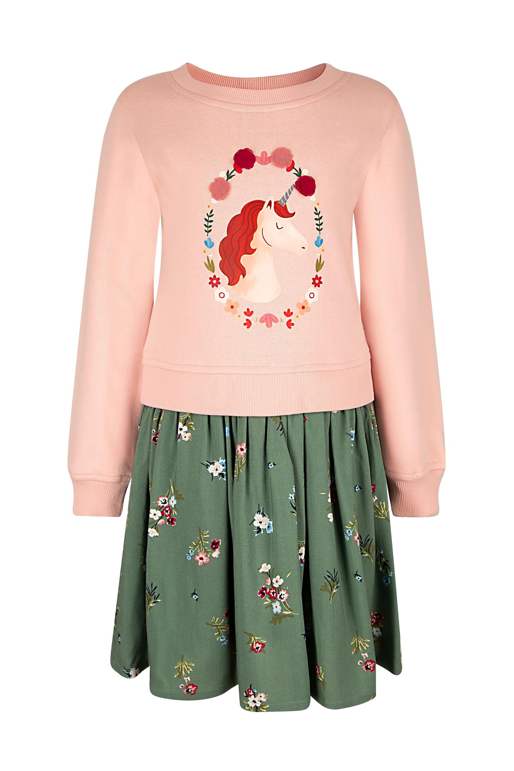 happy girls Obleka modra / žad / rosé / rdeča