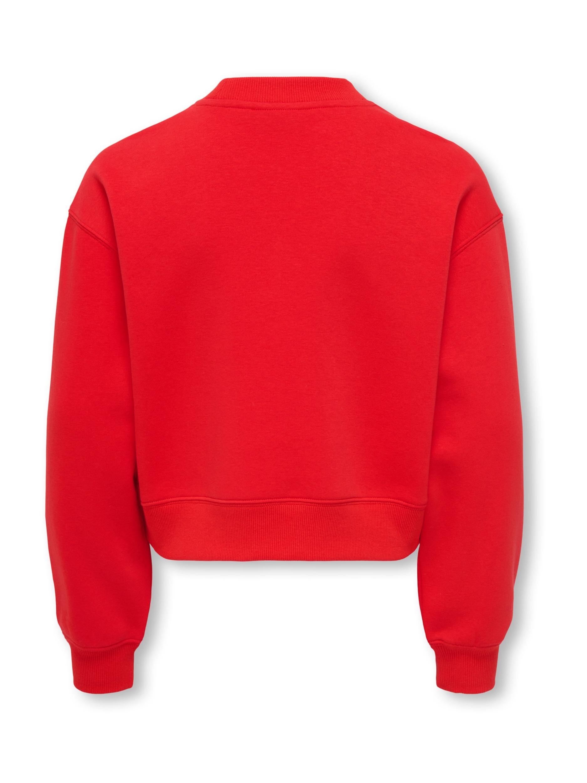 ONLY GIRLS Majica 'KOGEVISA' živo rdeča