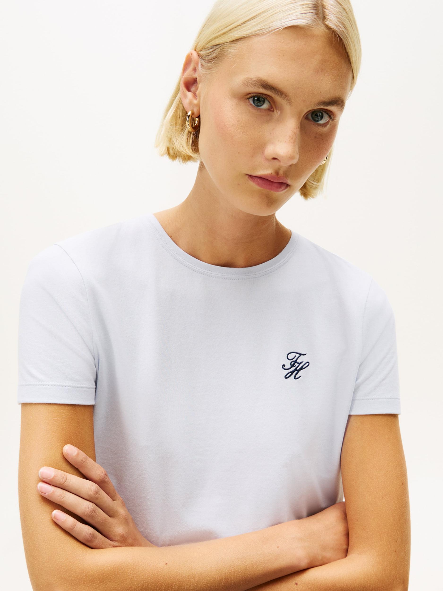 TOMMY HILFIGER Majica pastelno modra