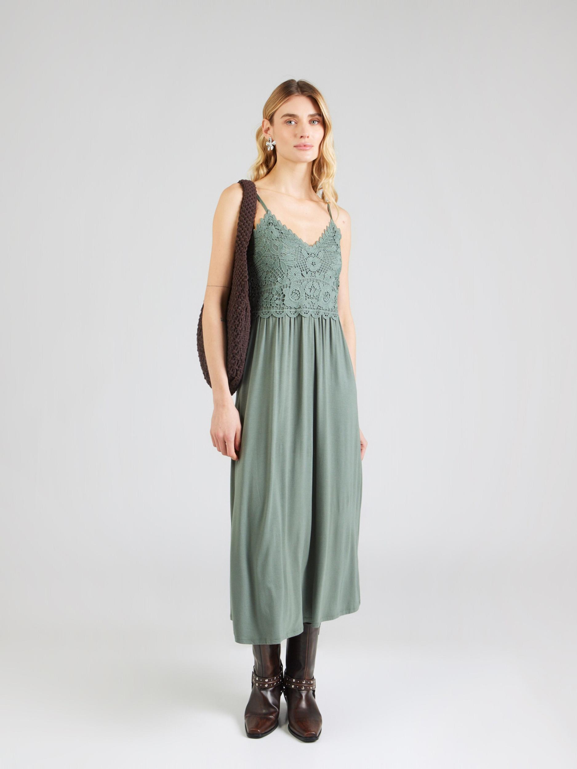 ONLY Obleka 'ONLHoney' temno zelena