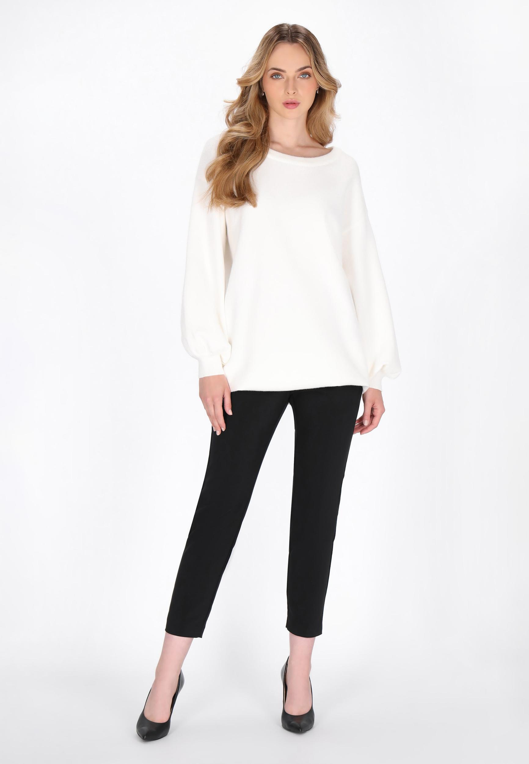 DreiMaster Klassik Pulover off-bela