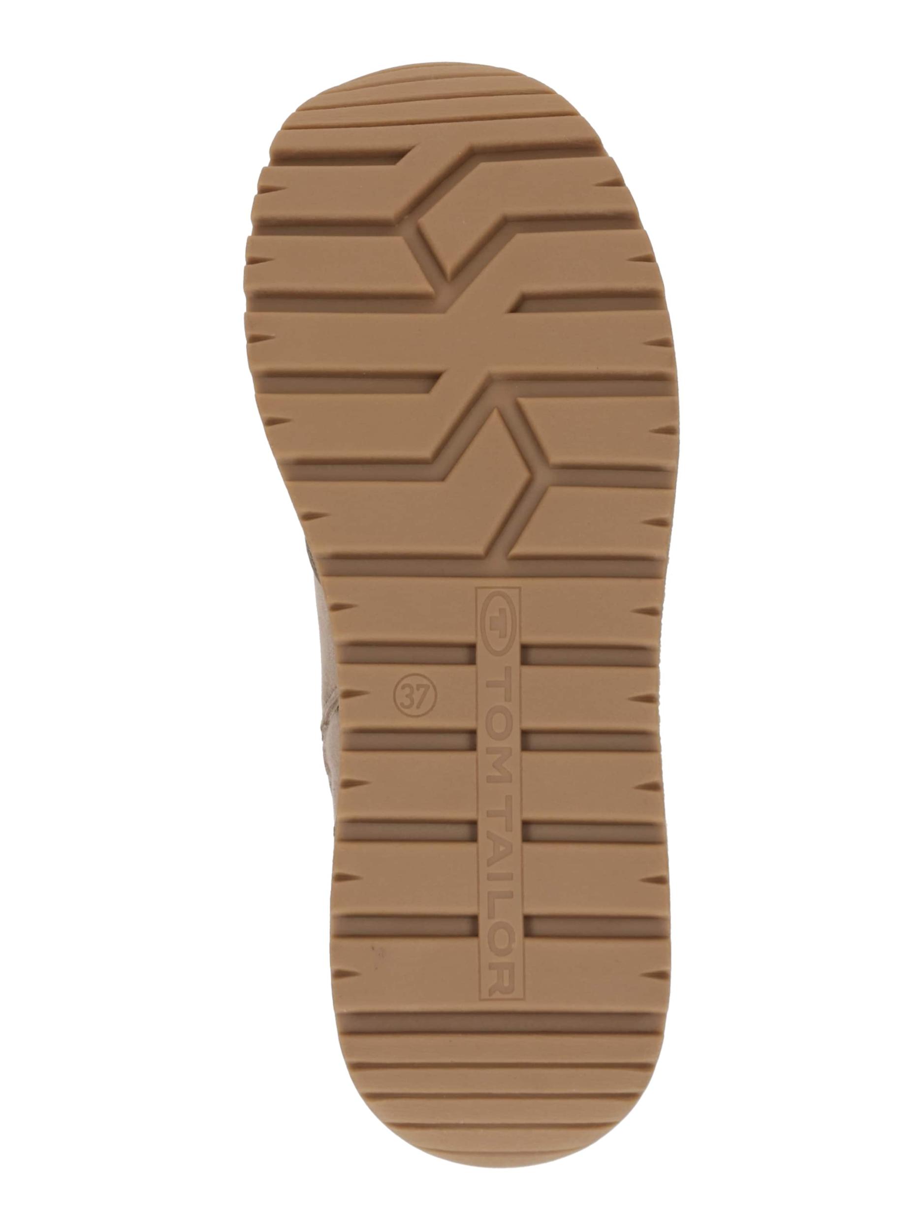 TOM TAILOR Gležnarji z vezalkami svetlo bež / temno bež / rjava