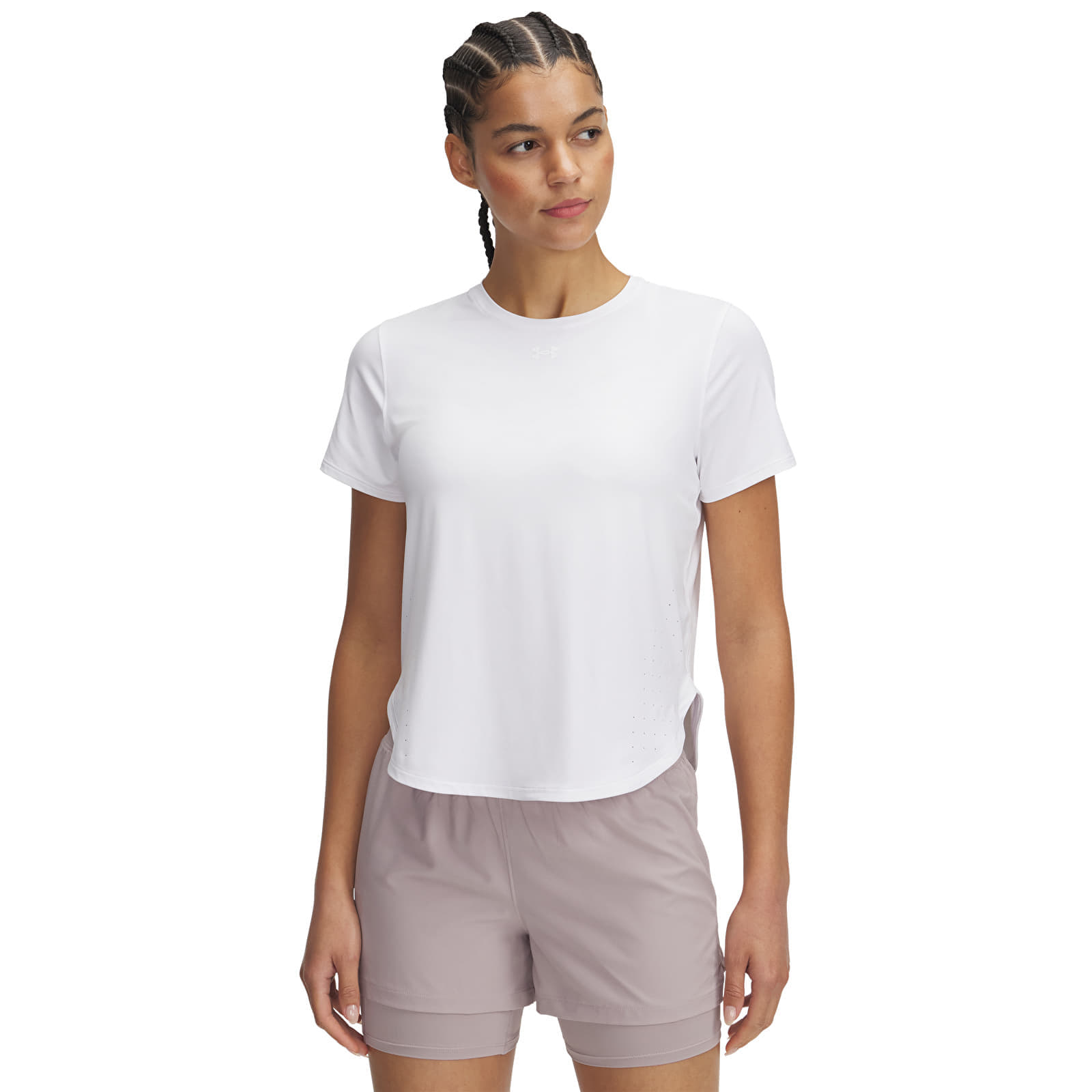 Majice Under Armour Launch Elite Shortsleeve White XS