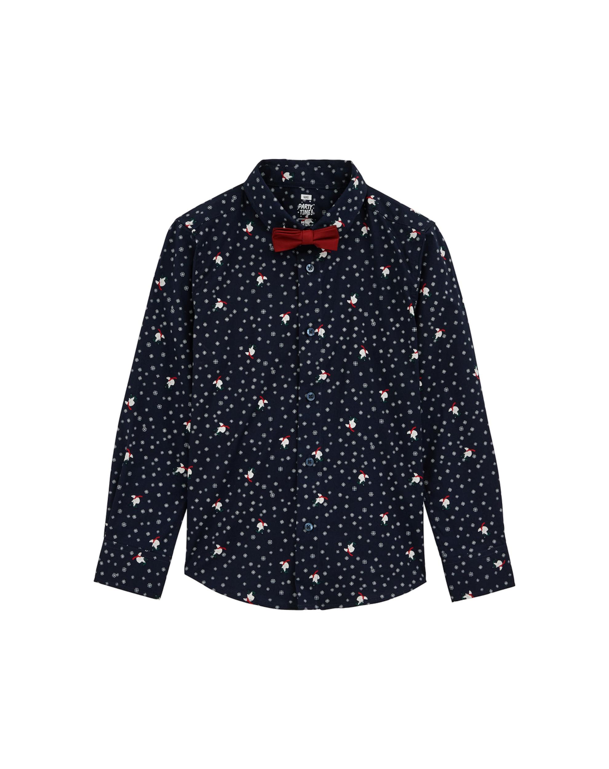 WE Fashion Srajca marine / rdeča / bela