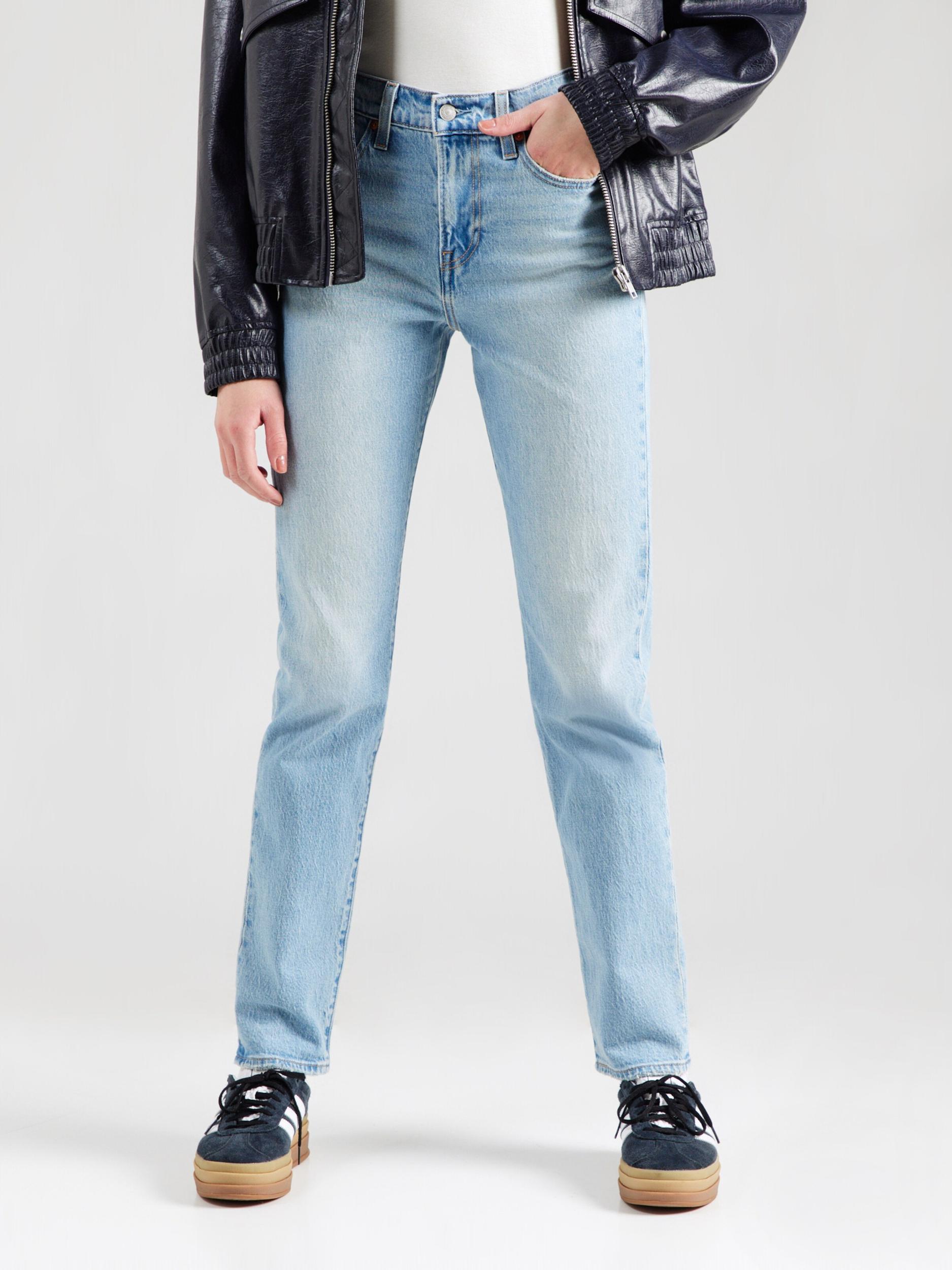 LEVI'S  Kavbojke 'Wedgie Slim Jeans' črn denim