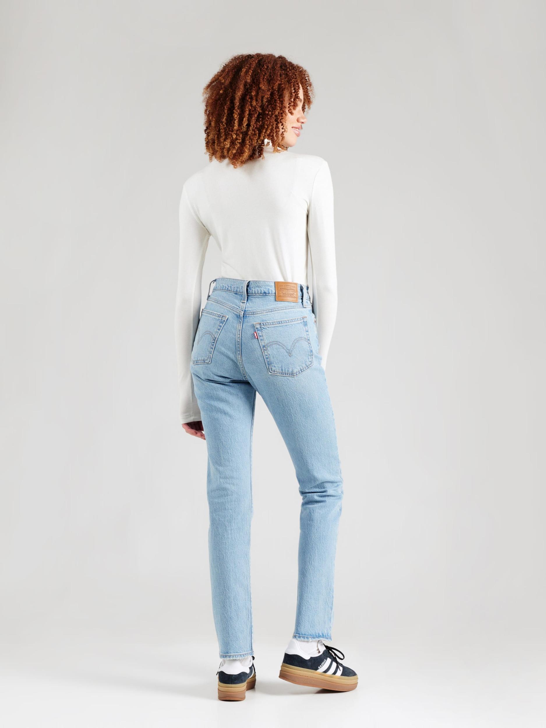 LEVI'S  Kavbojke 'Wedgie Slim Jeans' črn denim