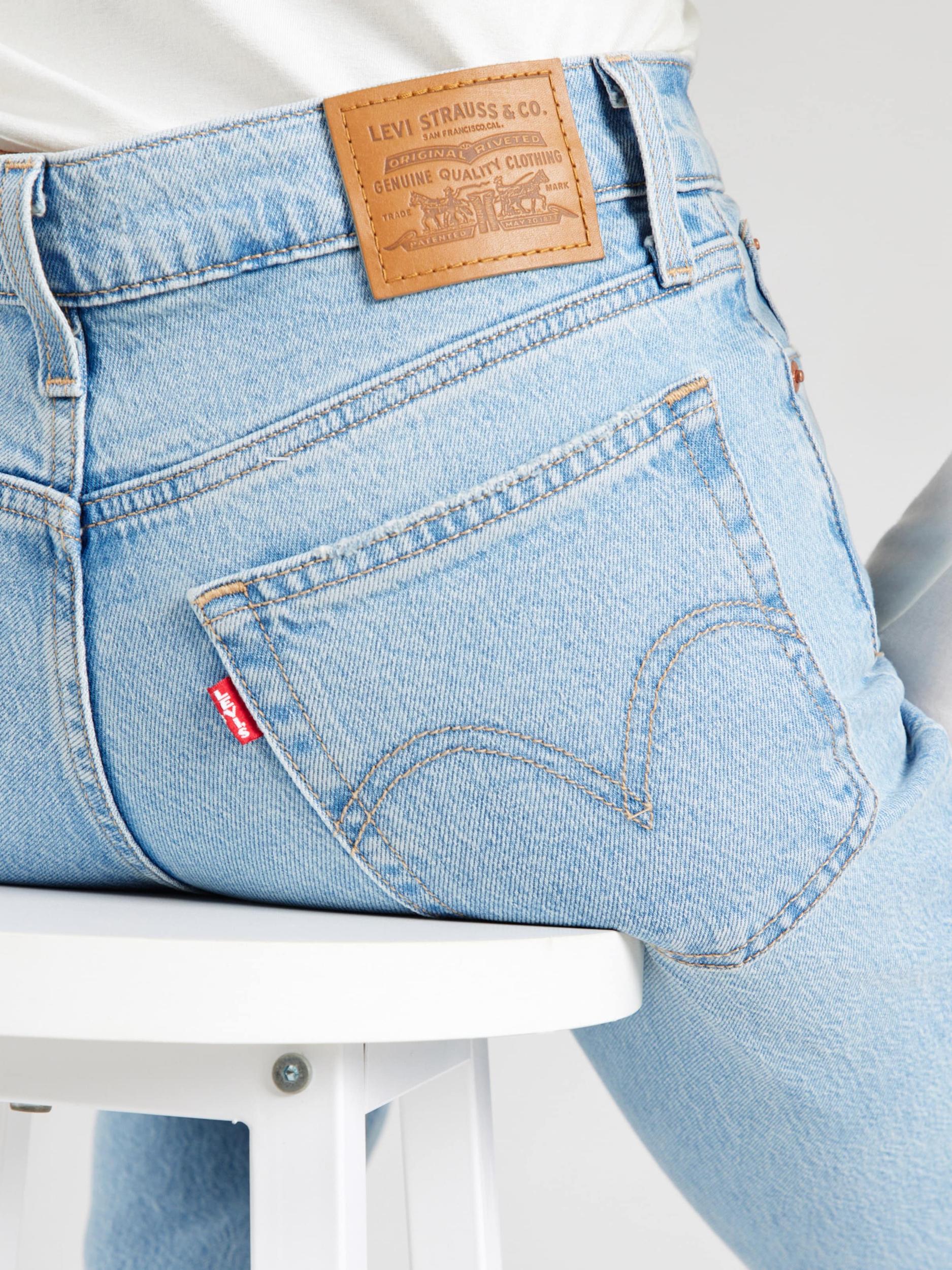 LEVI'S  Kavbojke 'Wedgie Slim Jeans' črn denim