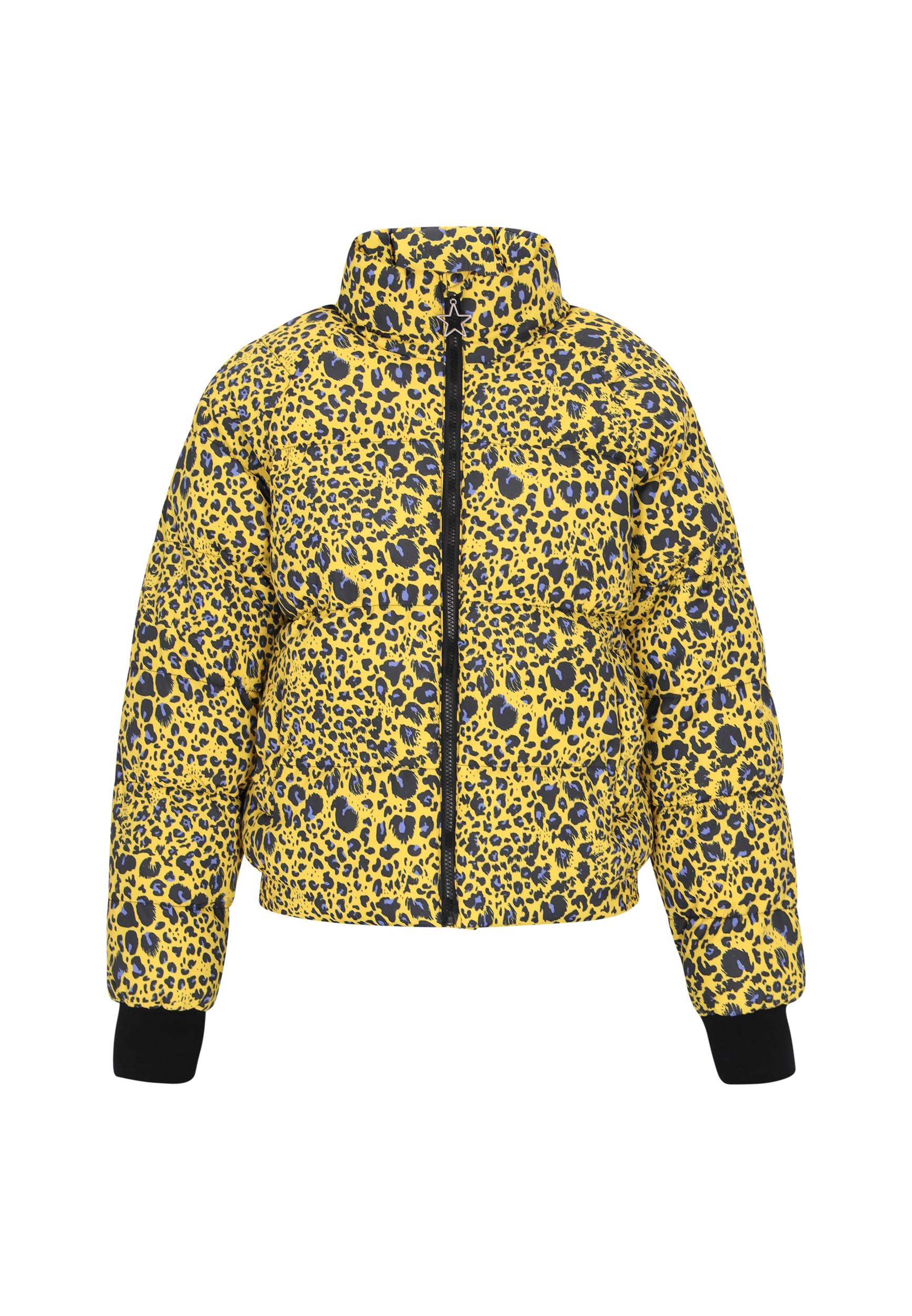 myMo ROCKS Zimska jakna svetlo modra / rumena / črna