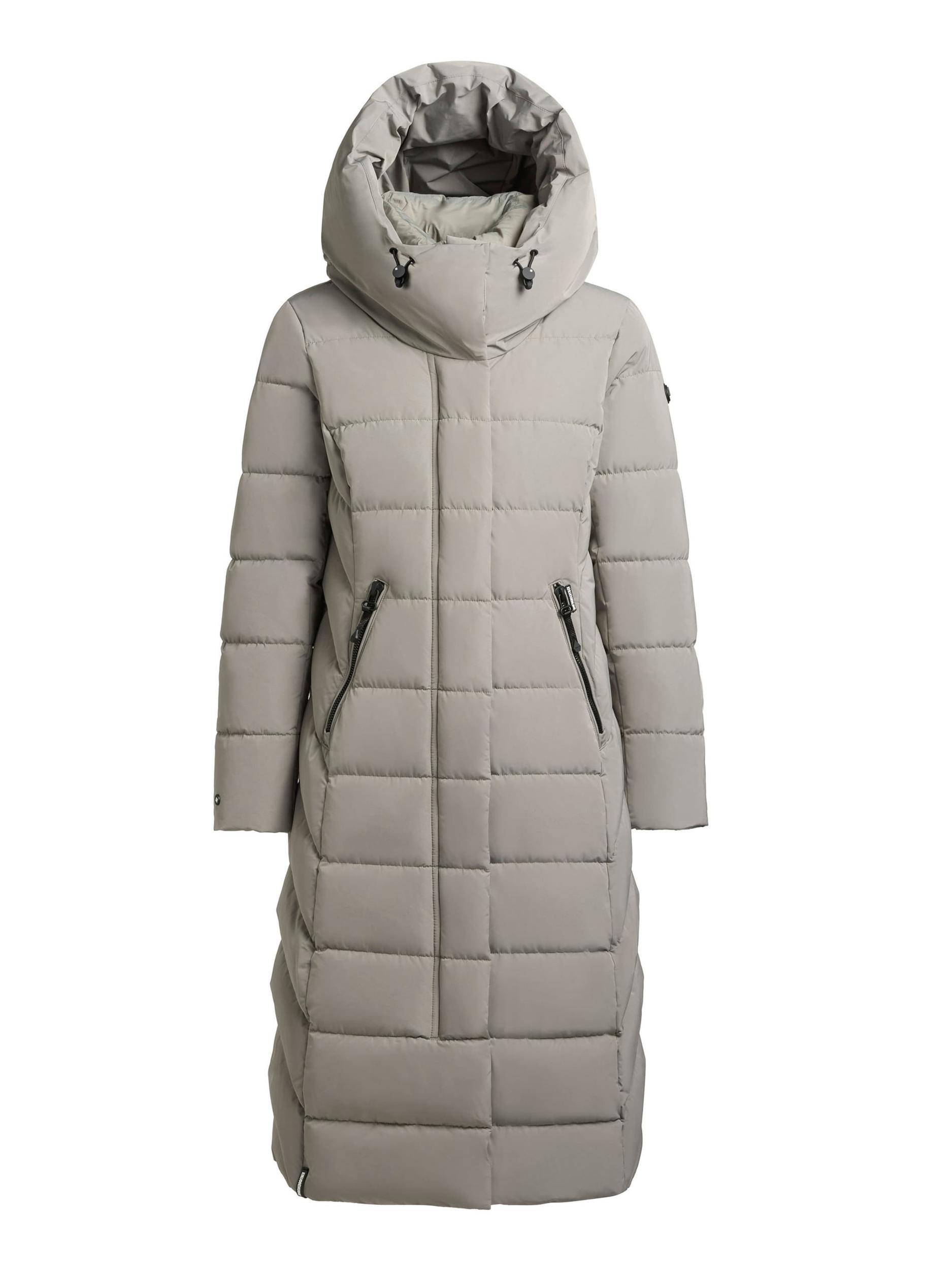 khujo Zimski plašč 'Tamke' svetlo siva