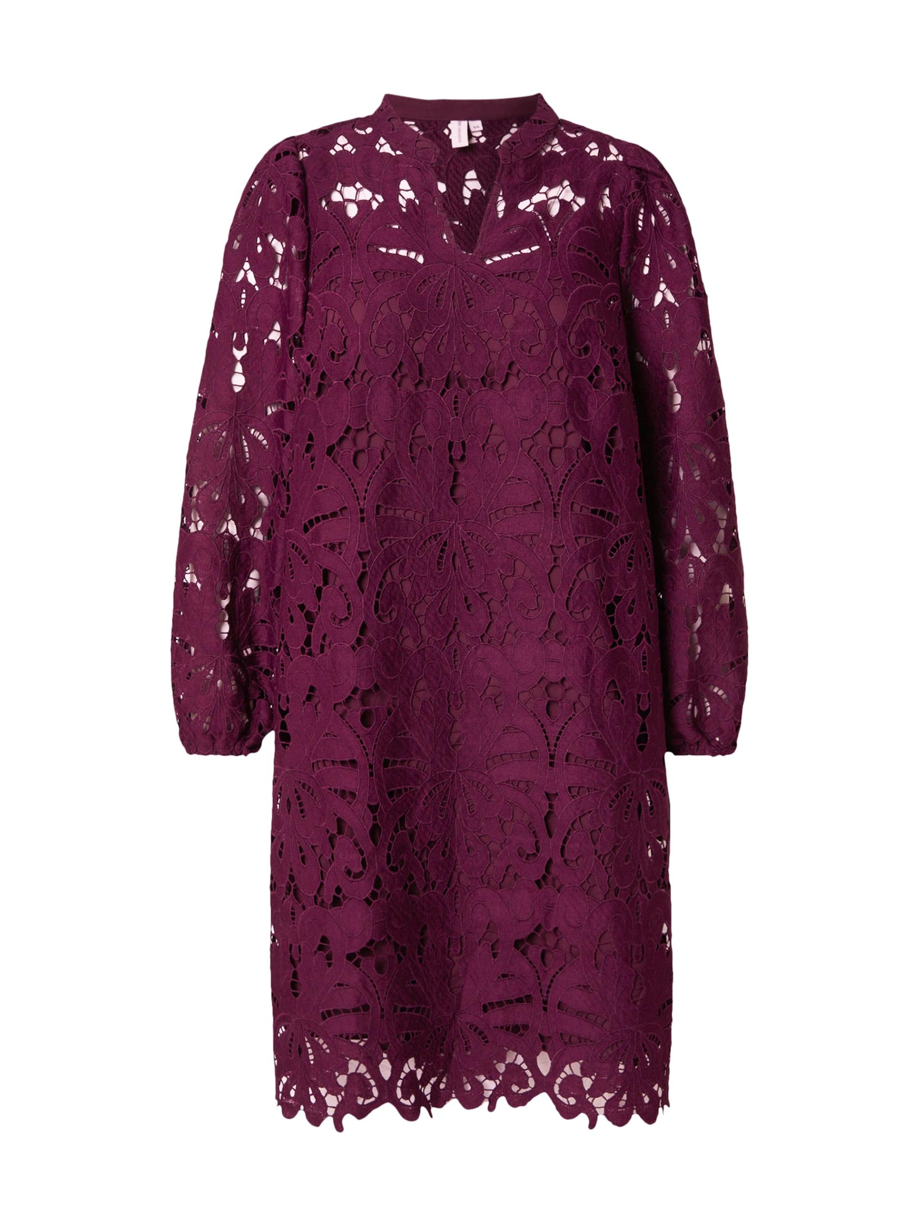 ONLY Carmakoma Koktejl obleka vinsko rdeča