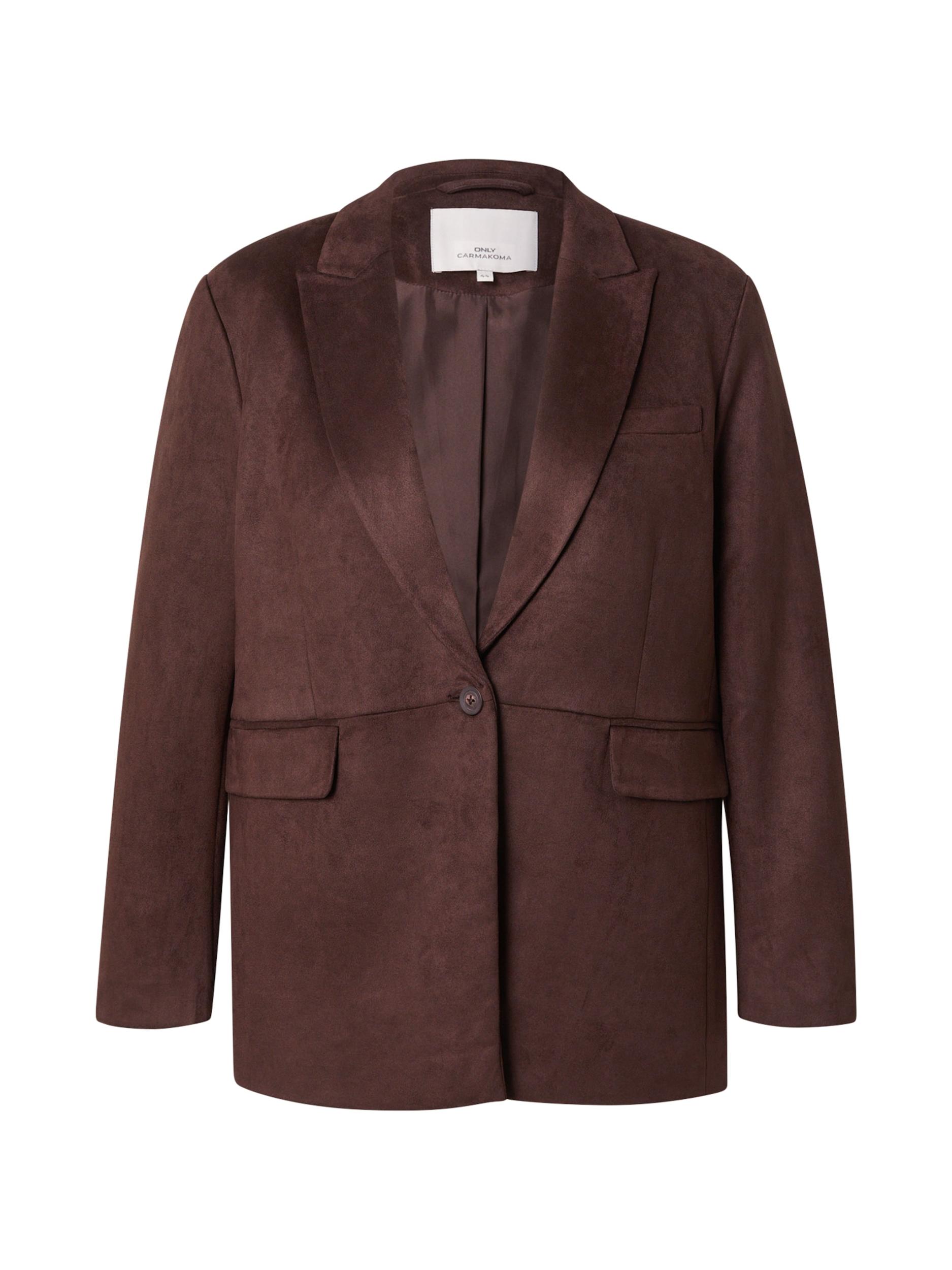 ONLY Carmakoma Blazer 'CARYLVA' mokka