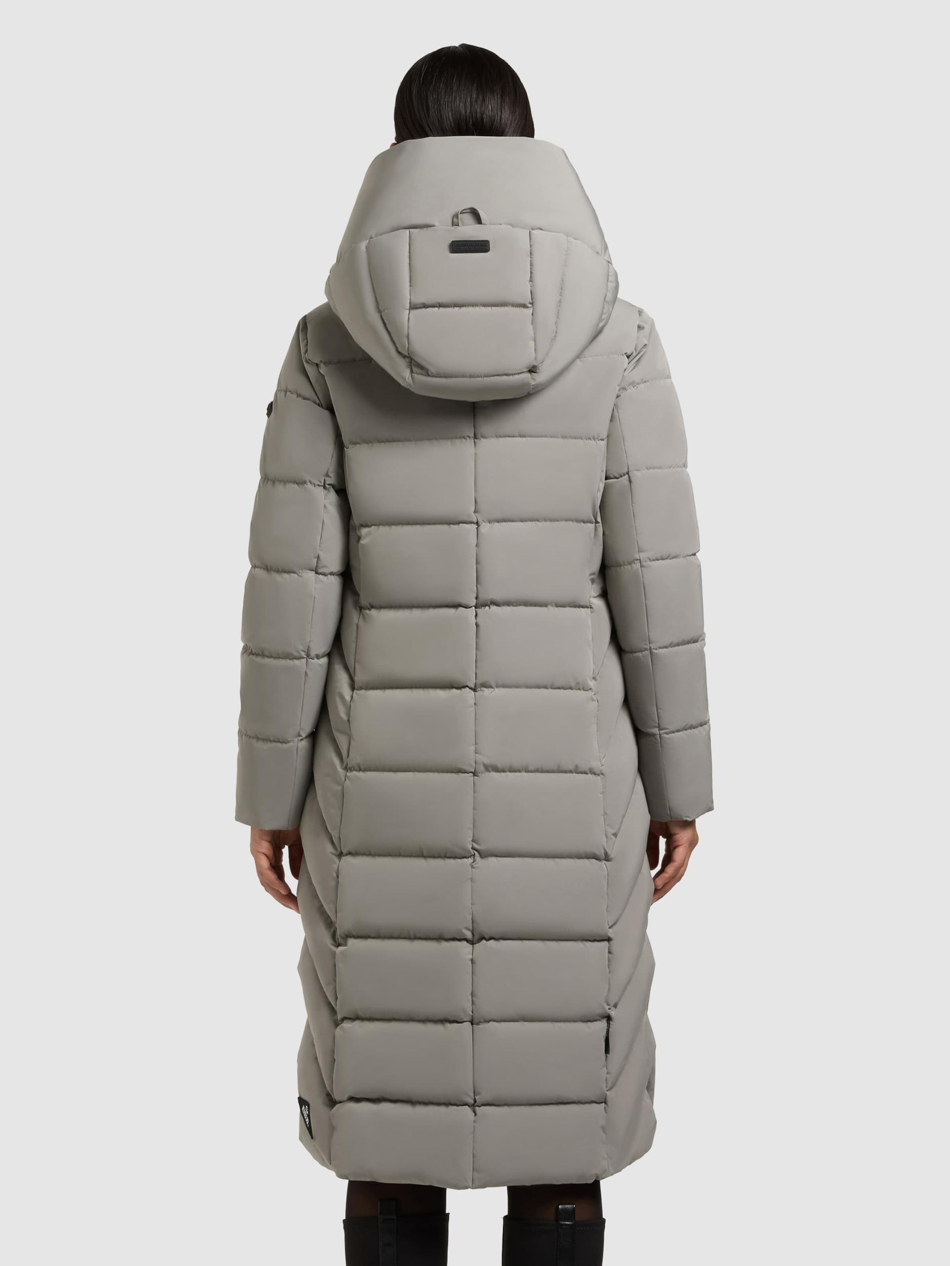 khujo Zimski plašč 'Tamke' svetlo siva