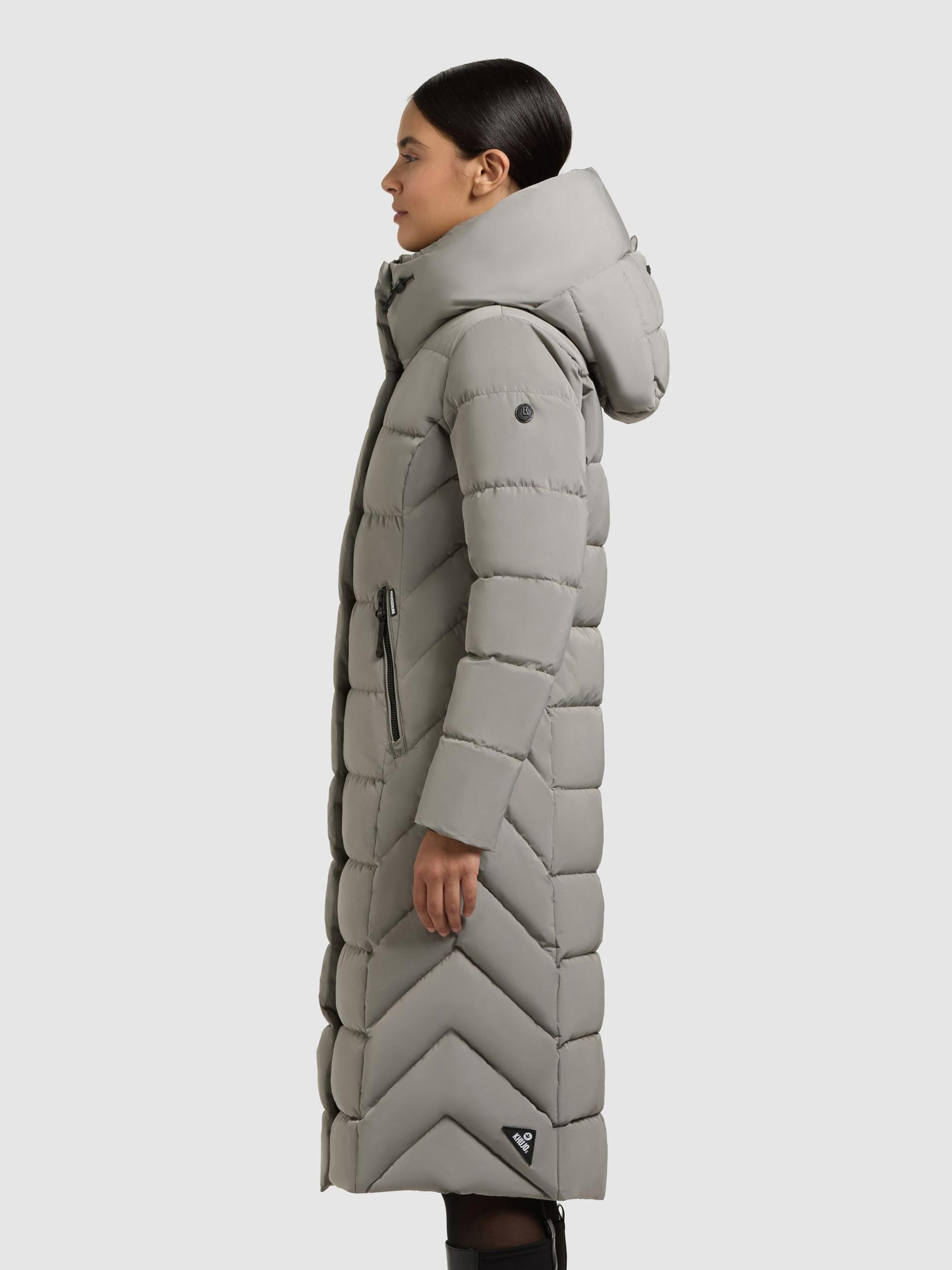 khujo Zimski plašč 'Tamke' svetlo siva