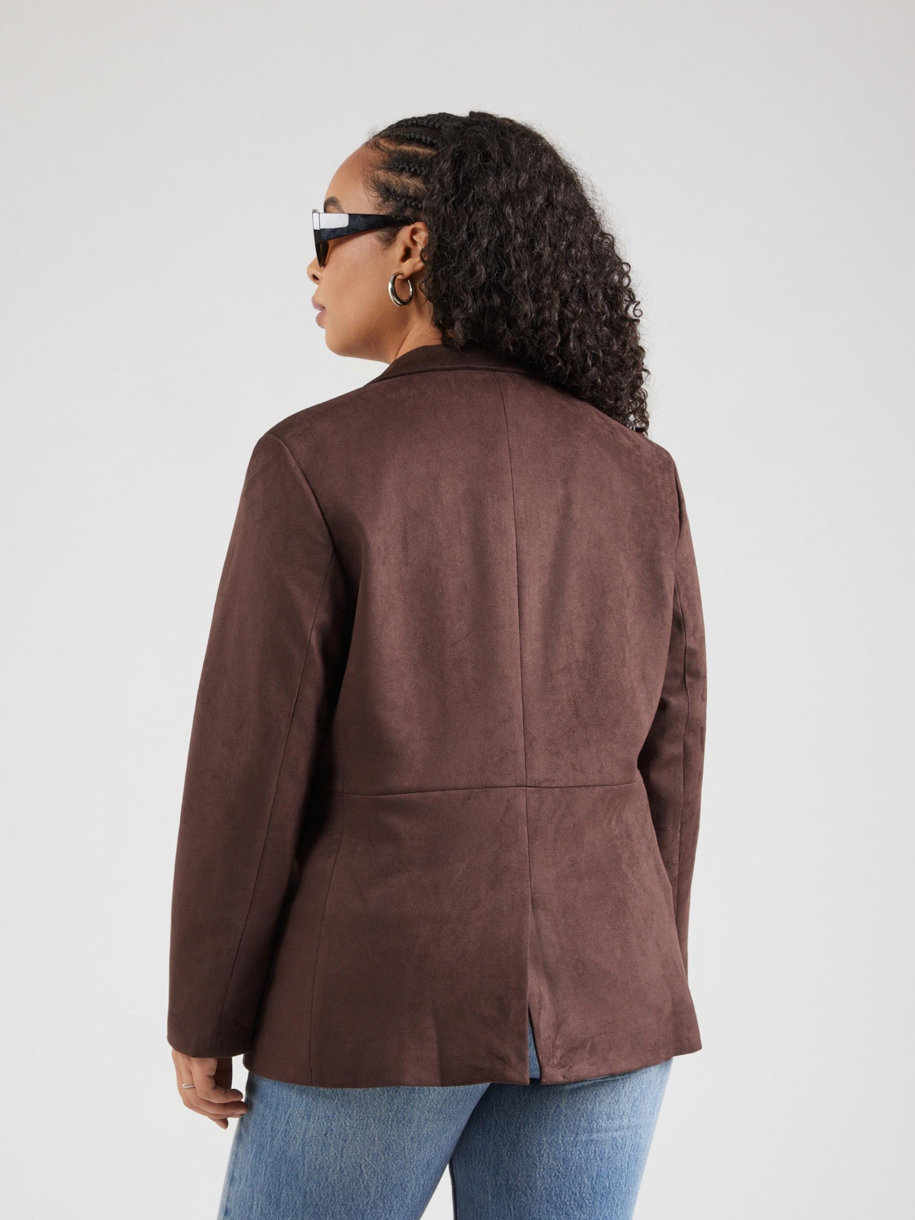 ONLY Carmakoma Blazer 'CARYLVA' mokka