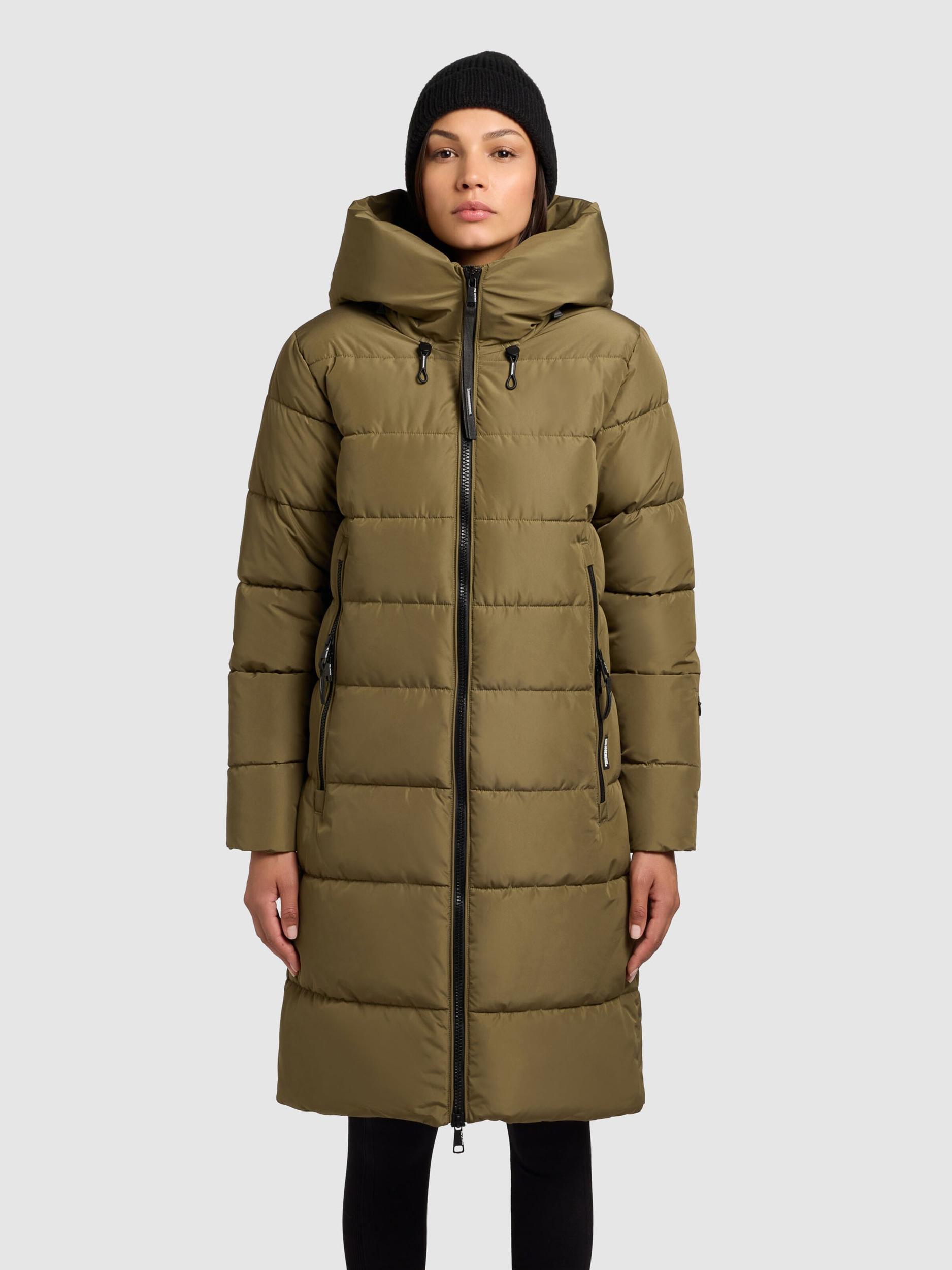 khujo Zimski plašč 'Jilias5' oliva / črna