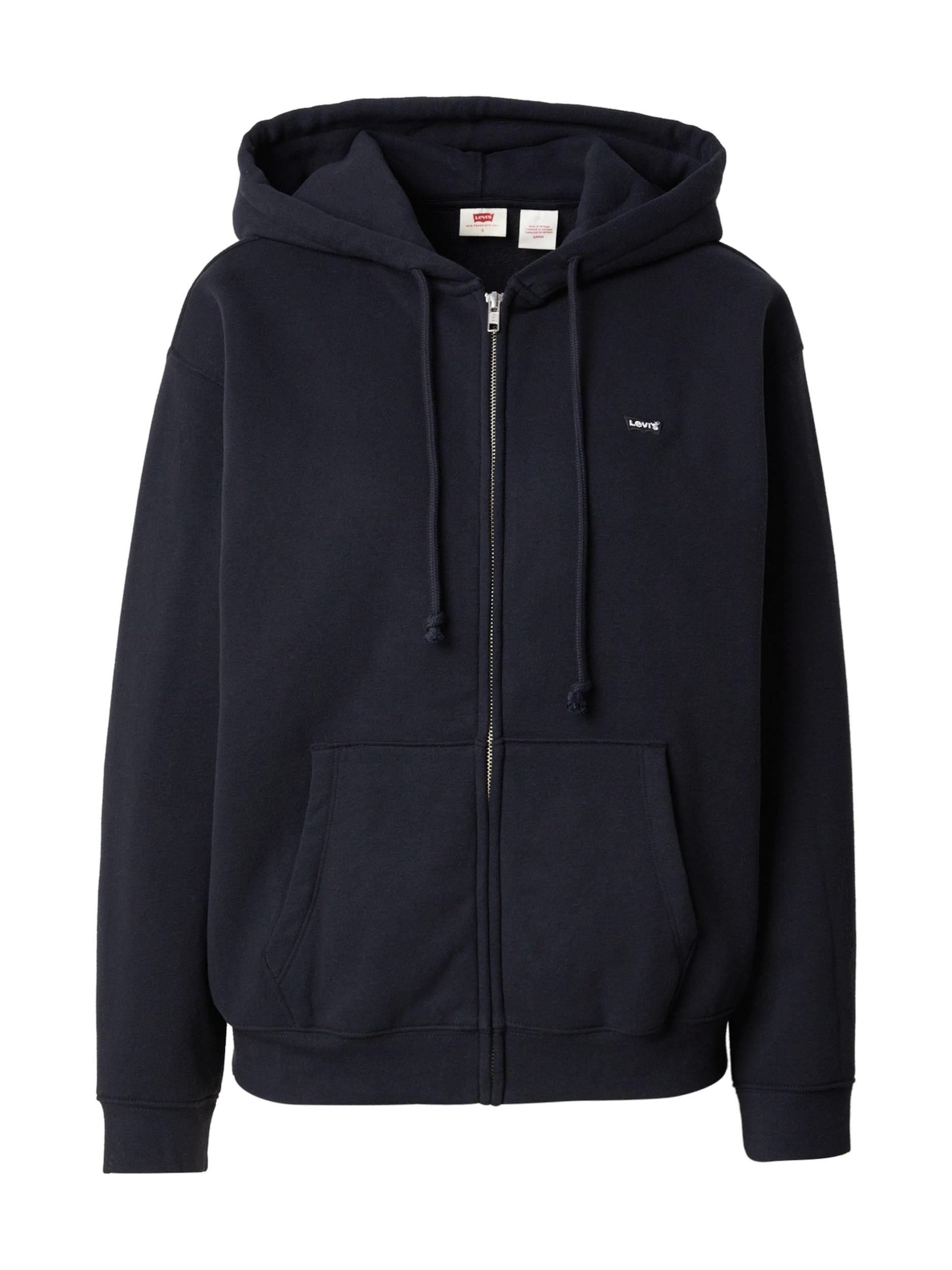 LEVI'S  Jopa na zadrgo 'Everyday Zip Hoodie' črna