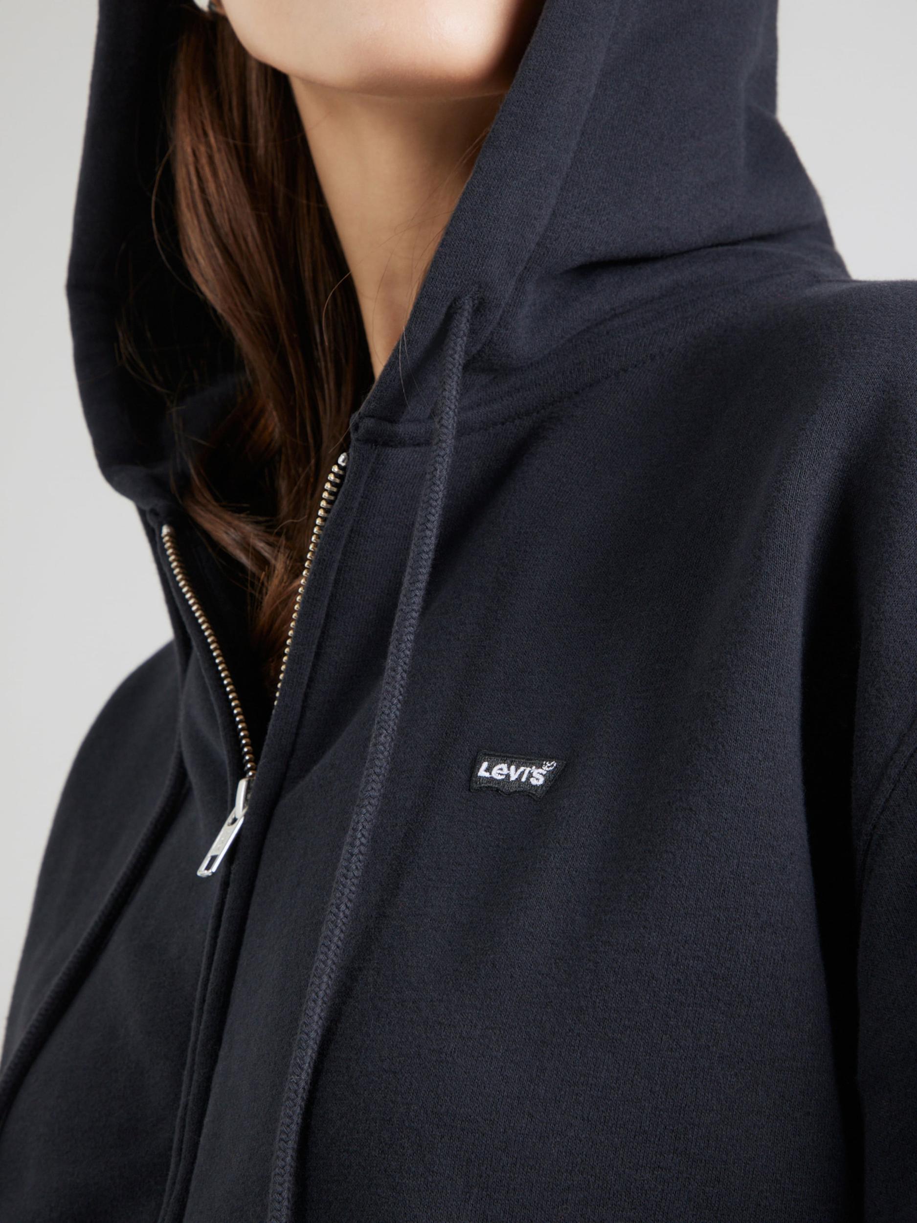 LEVI'S  Jopa na zadrgo 'Everyday Zip Hoodie' črna