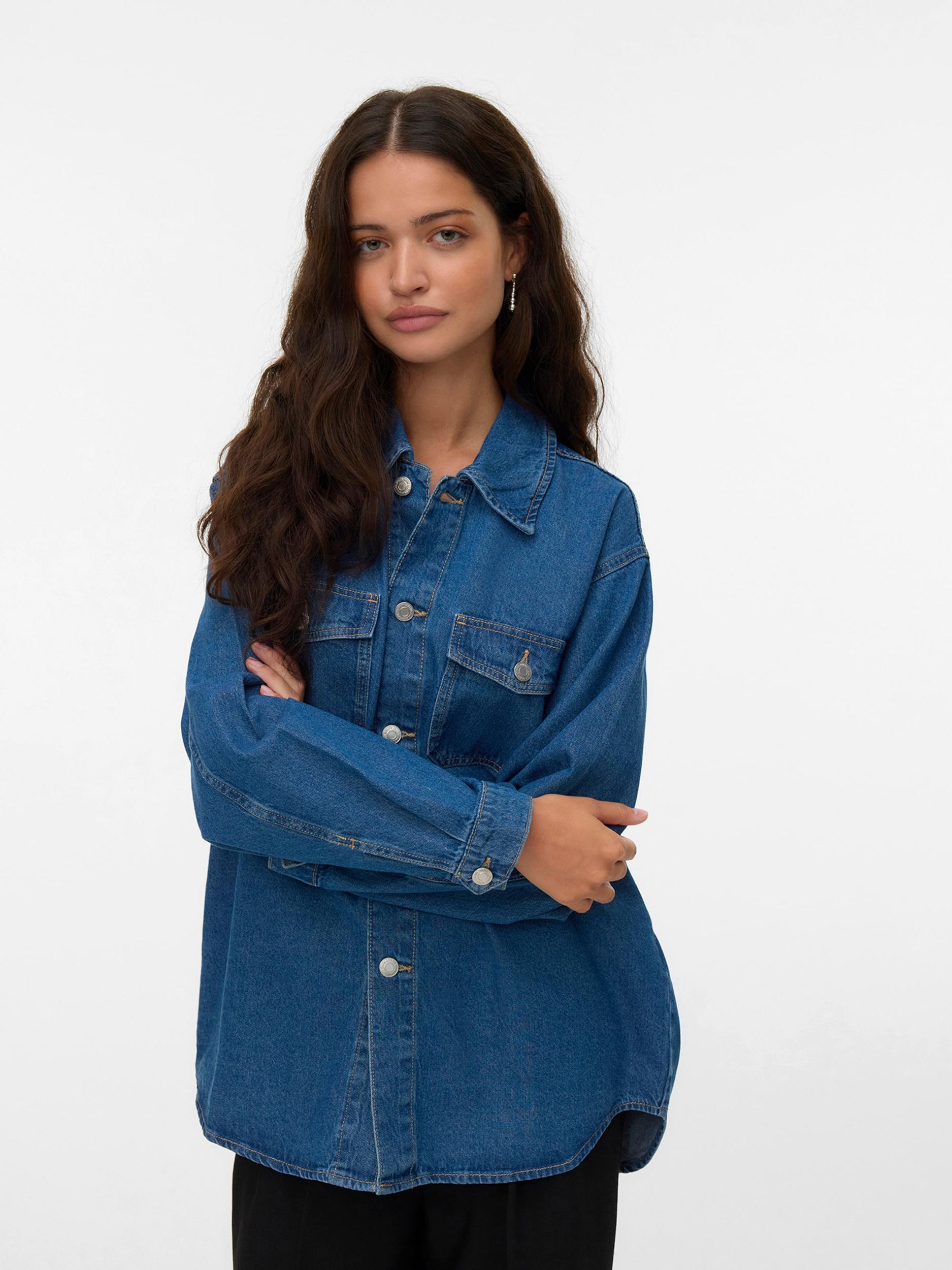 VERO MODA Bluza 'VMKIRSA' moder denim