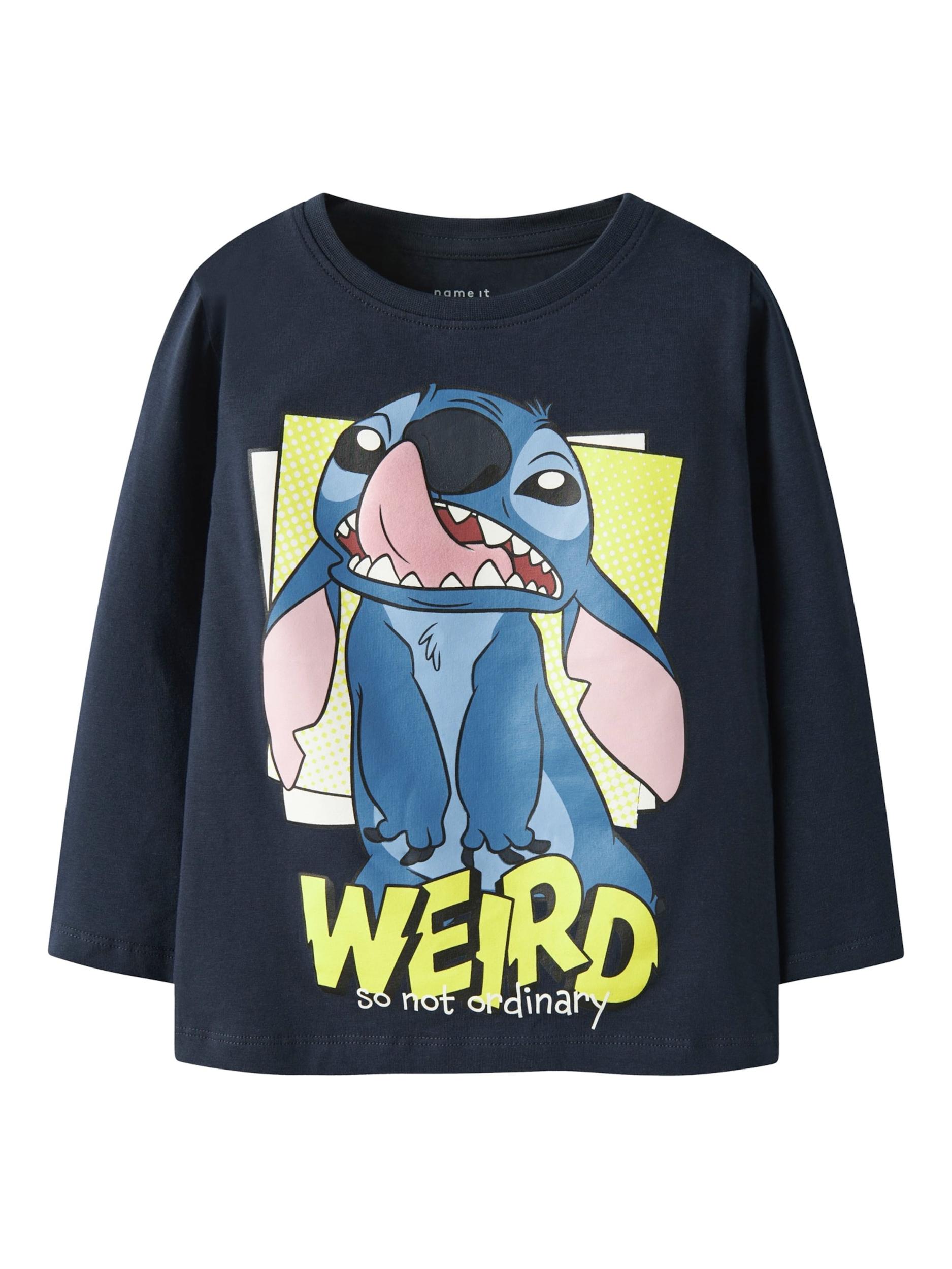 NAME IT Majica 'NMMDIMITRI STITCH' mornarska / temno modra / rumena / roza