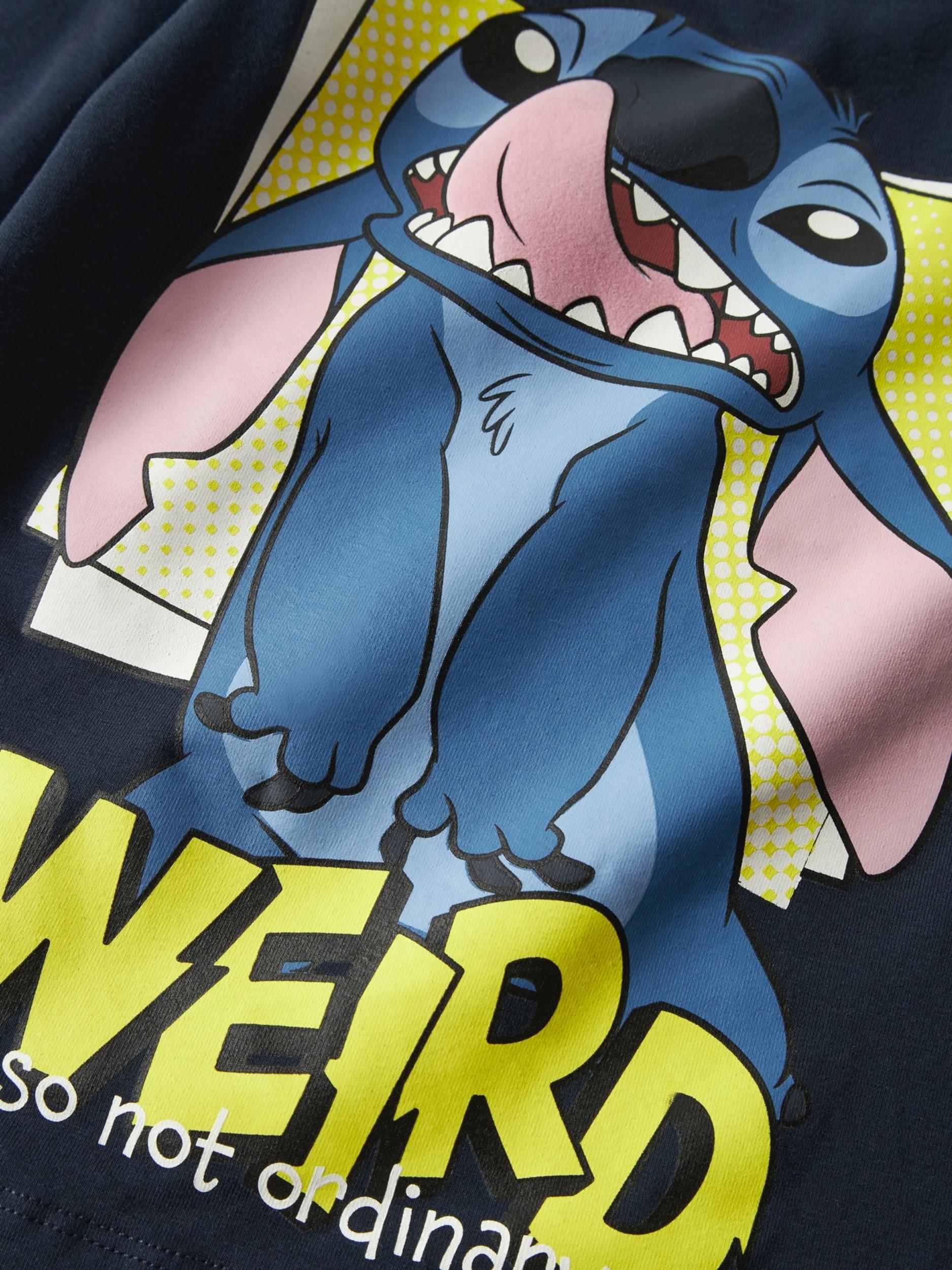 NAME IT Majica 'NMMDIMITRI STITCH' mornarska / temno modra / rumena / roza