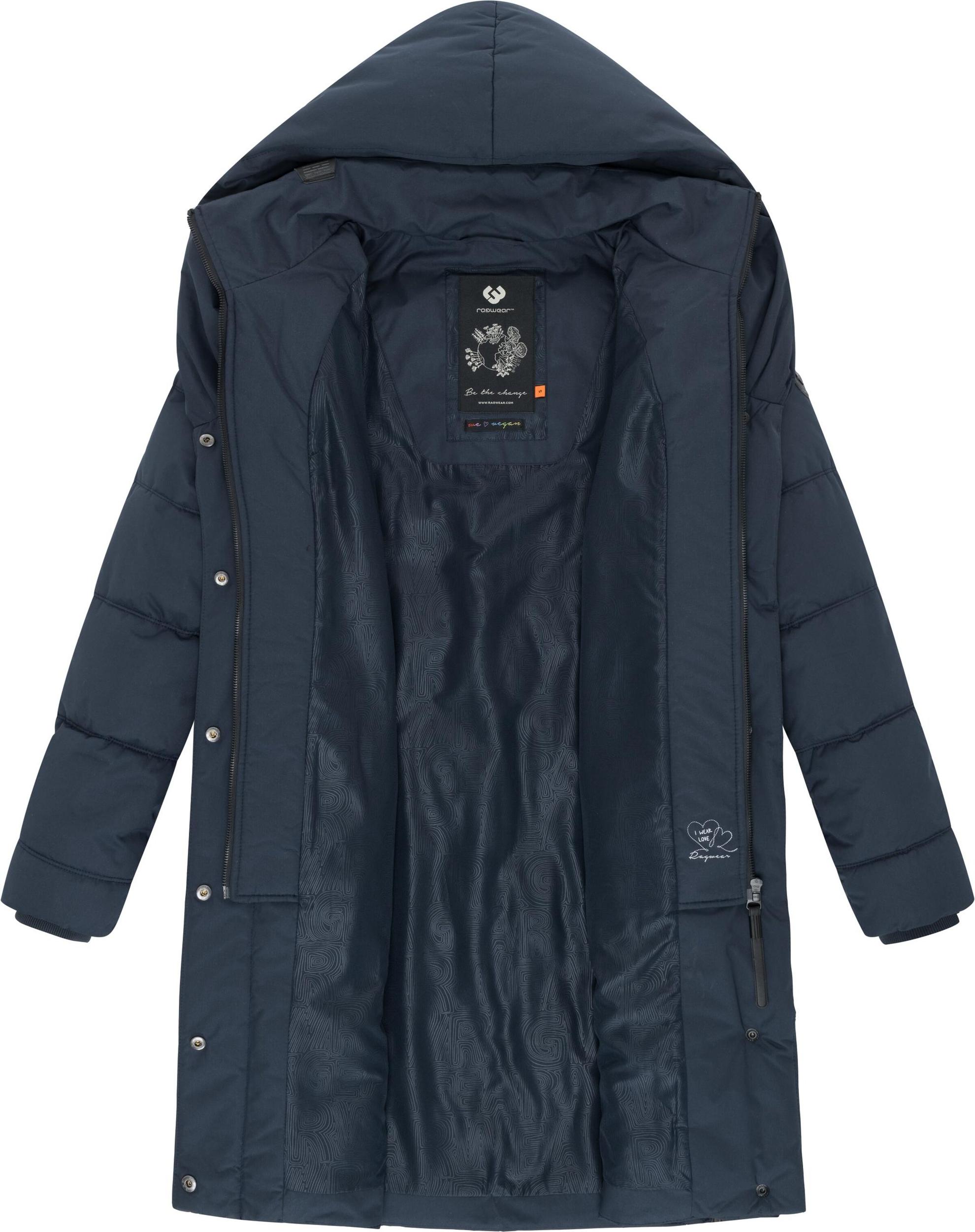 Ragwear Zimski plašč 'Natalka' mornarska / bela