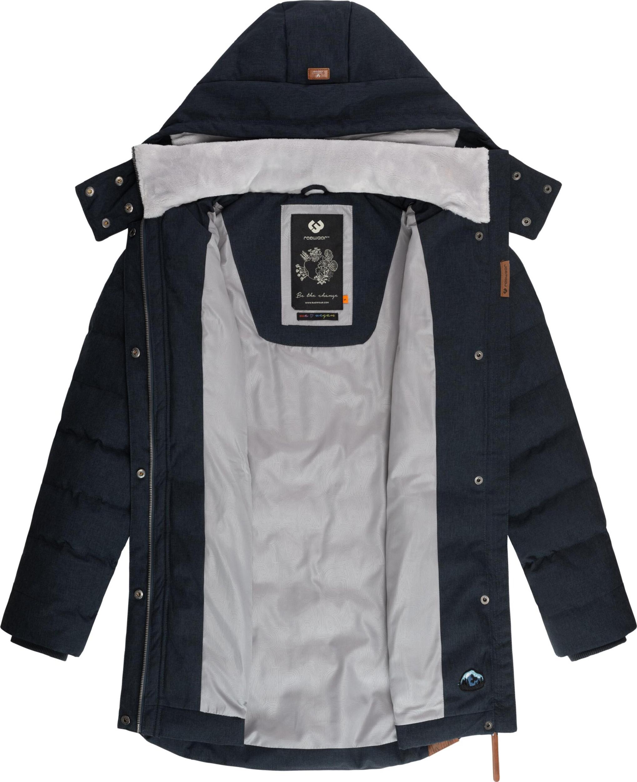 Ragwear Zimska jakna 'Ashanta' mornarska / svetlo siva