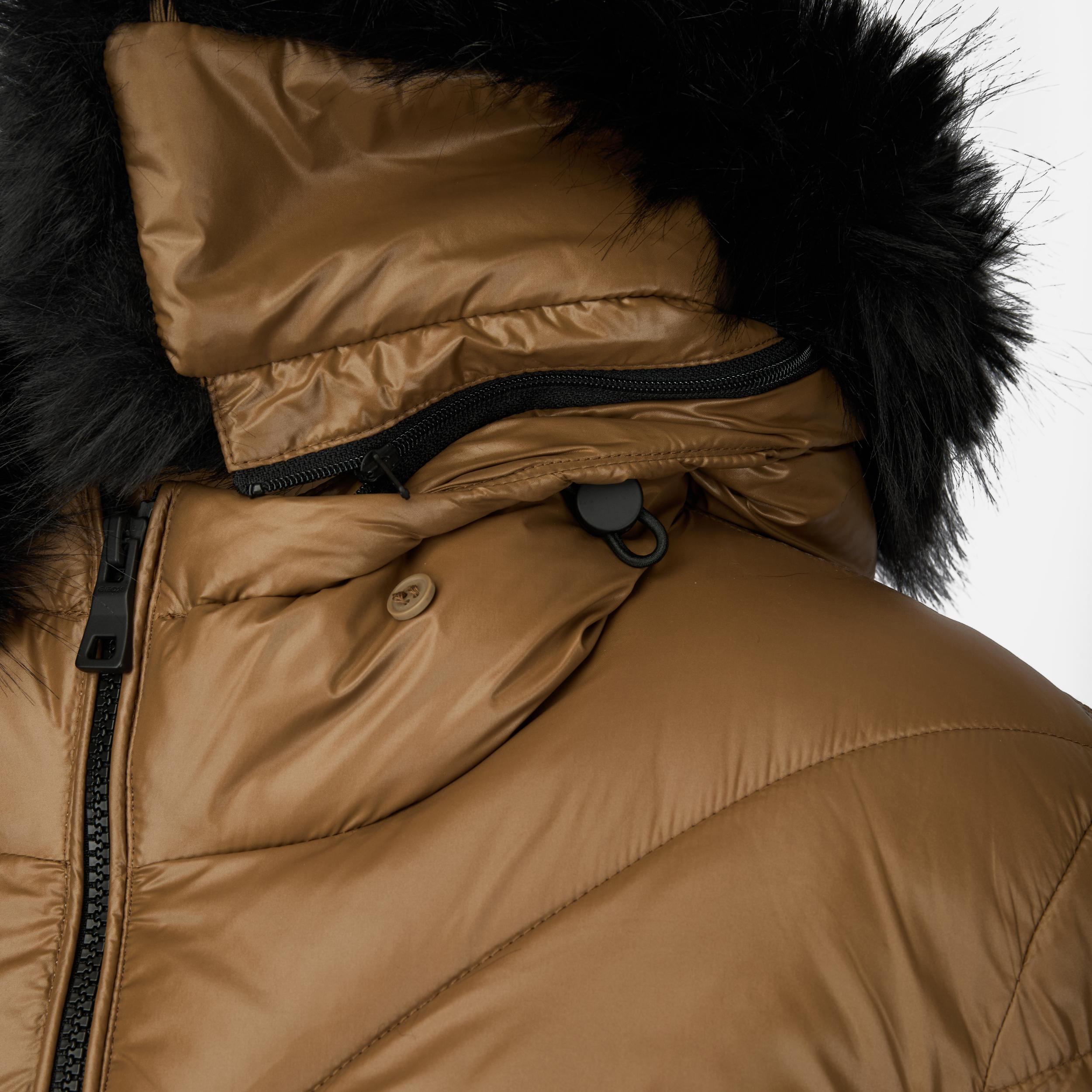 Rjava ženska parka Geox Backsie