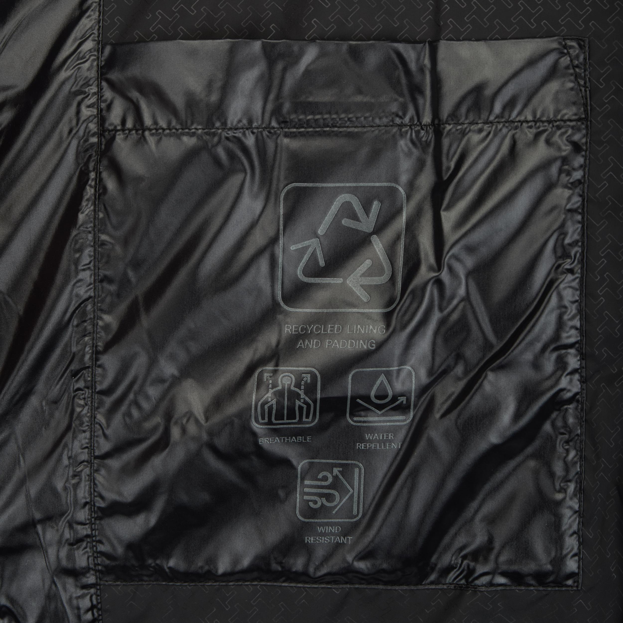 Ženska črna puhovka Geox Backsie