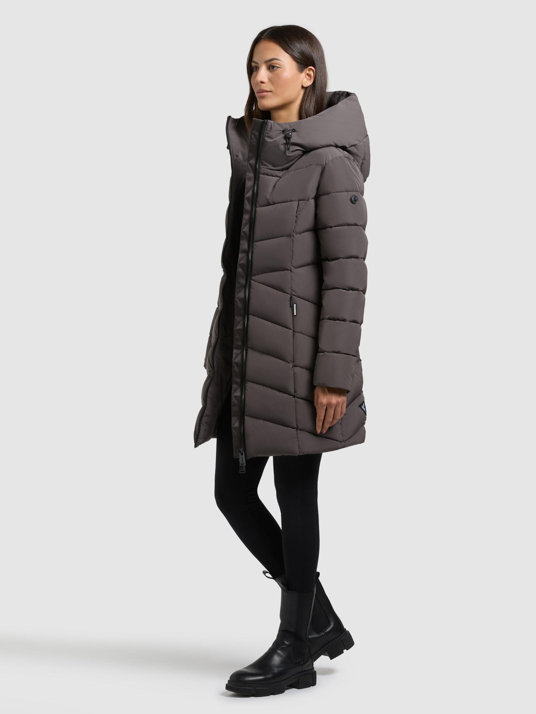 khujo Zimski plašč 'Dier' temno siva